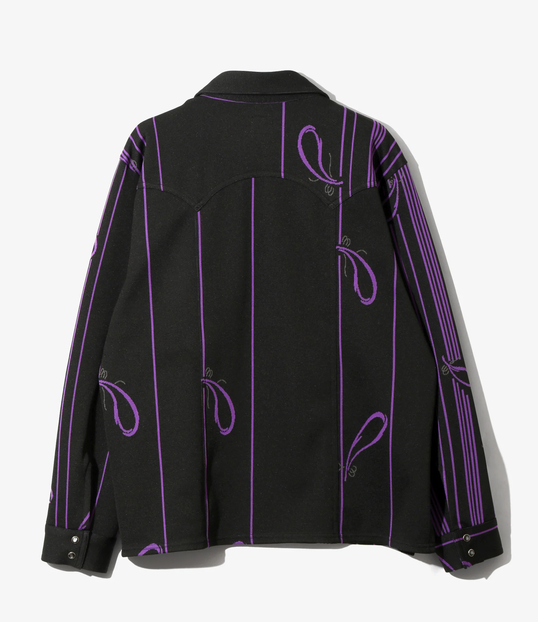 Women's Saddleman Shirt - Black - Poly Jacquard - Image 5