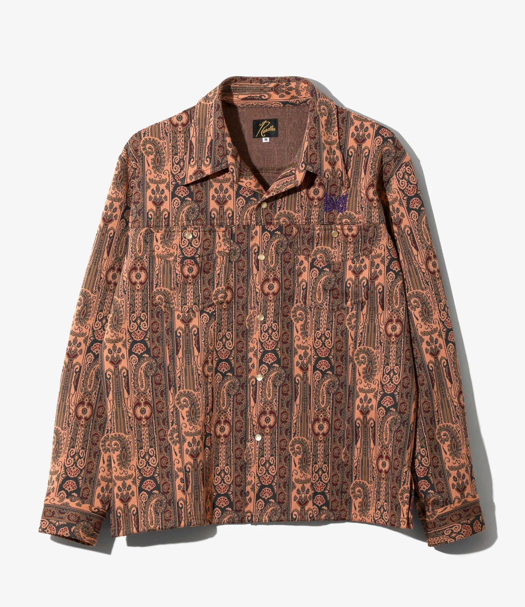 Women's Saddleman Shirt - Orange - Poly Jacquard