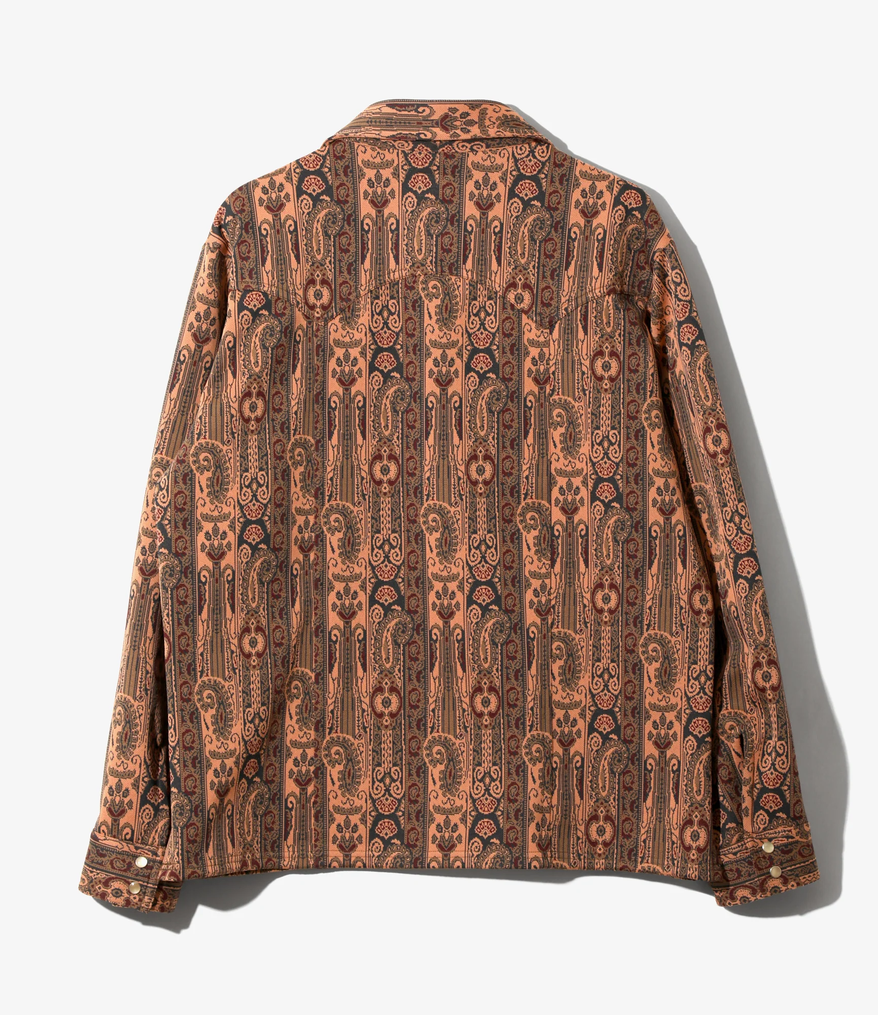 Women's Saddleman Shirt - Orange - Poly Jacquard - Image 5