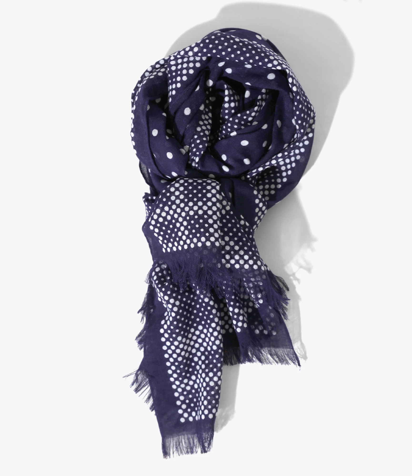 Stole - Eggplant - Cotton Gauze