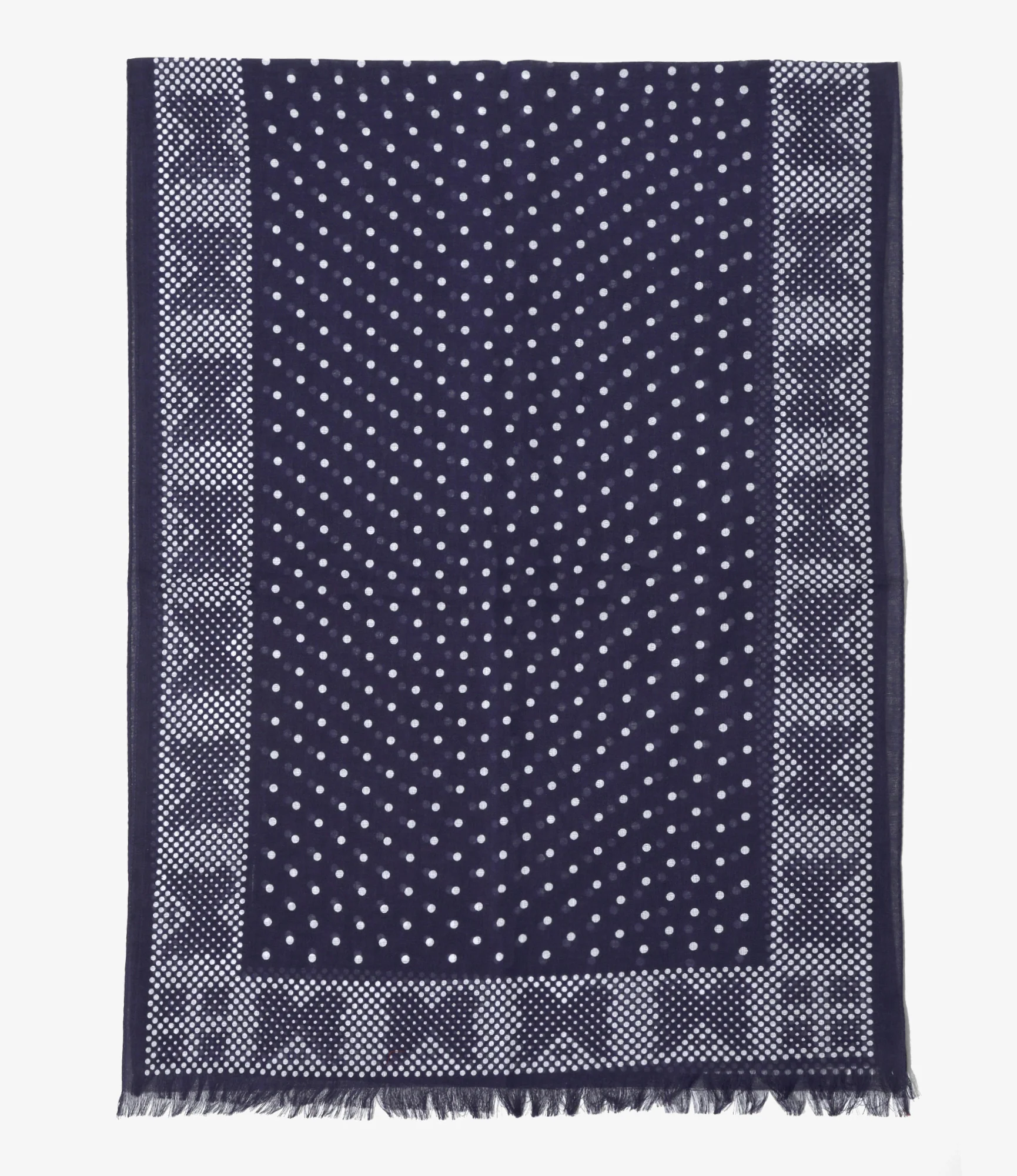 Stole - Eggplant - Cotton Gauze - Image 2