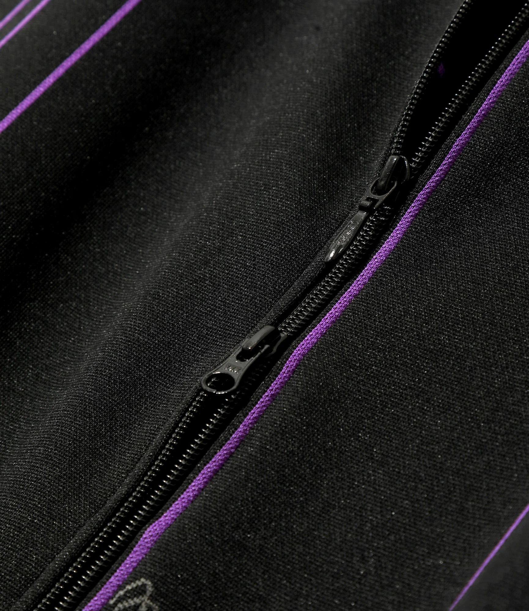 Track Jacket - Black - Poly Jacquard - Image 4