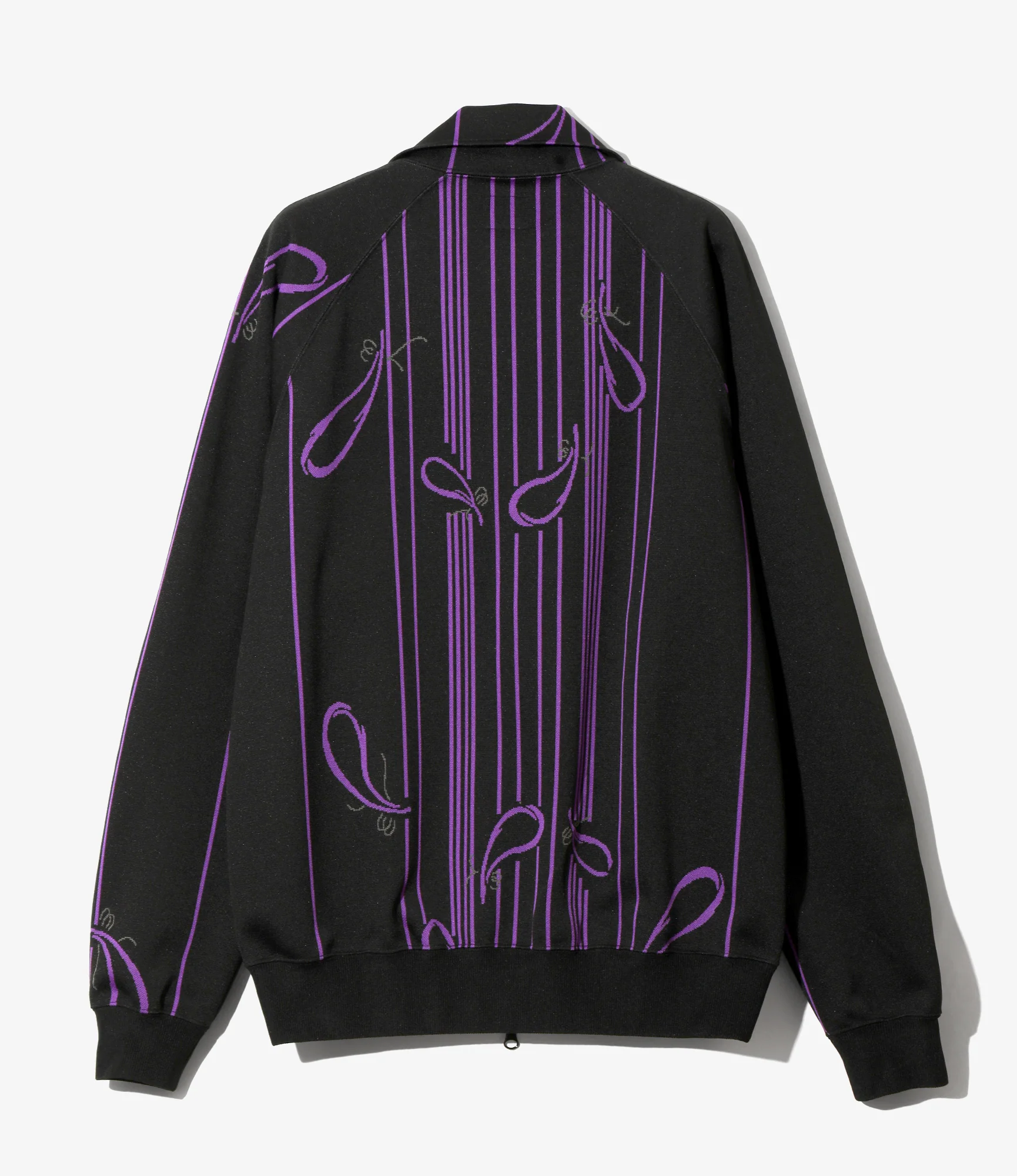 Track Jacket - Black - Poly Jacquard - Image 5