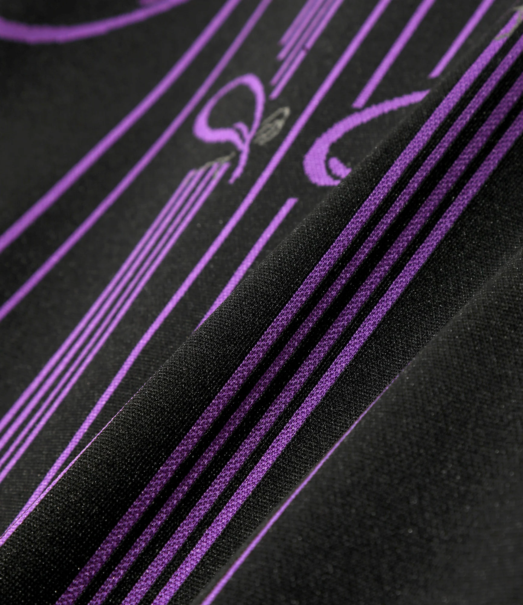Track Jacket - Black - Poly Jacquard - Image 6