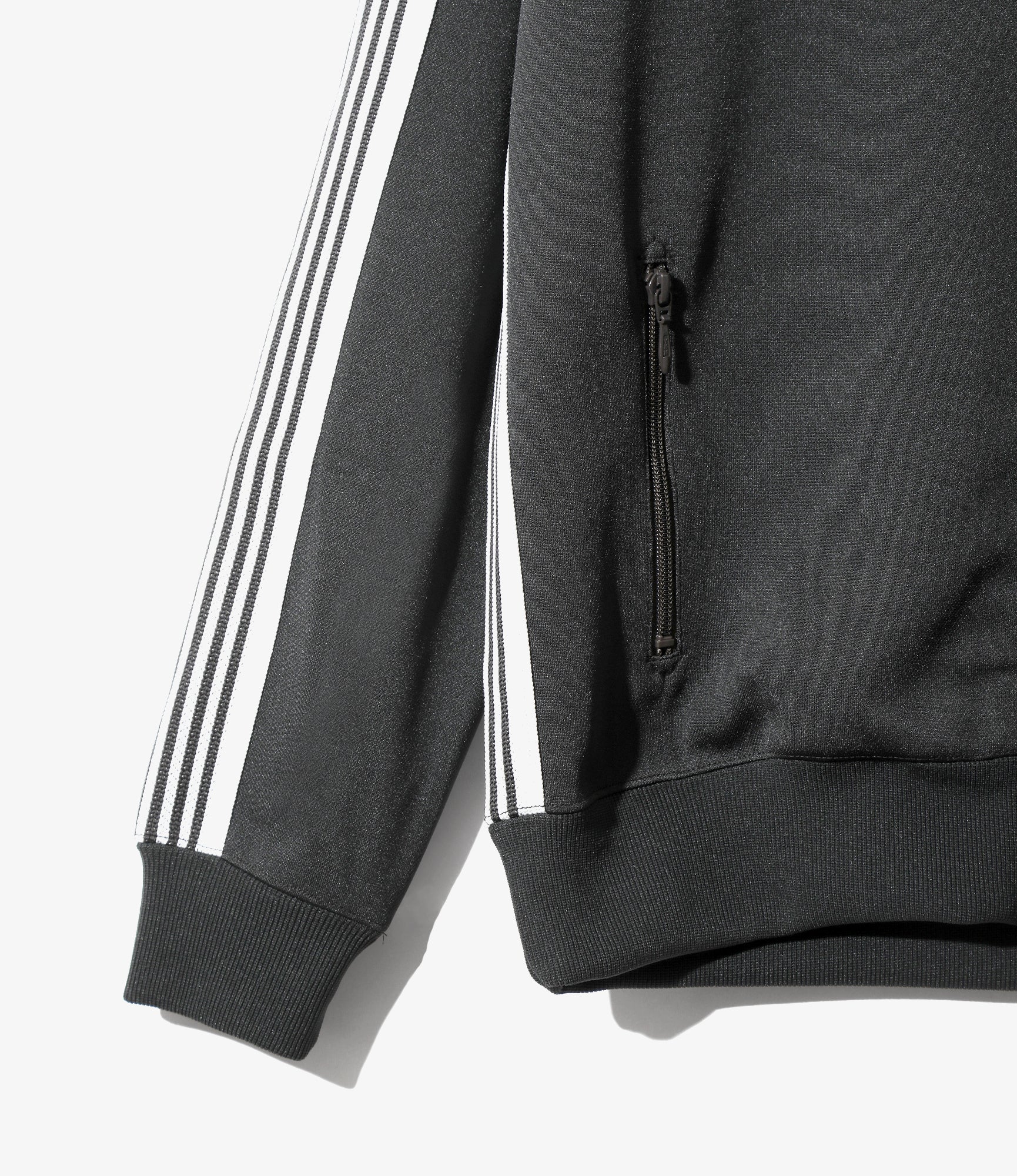 Track Jacket - Charcoal - Poly Smooth - Image 3