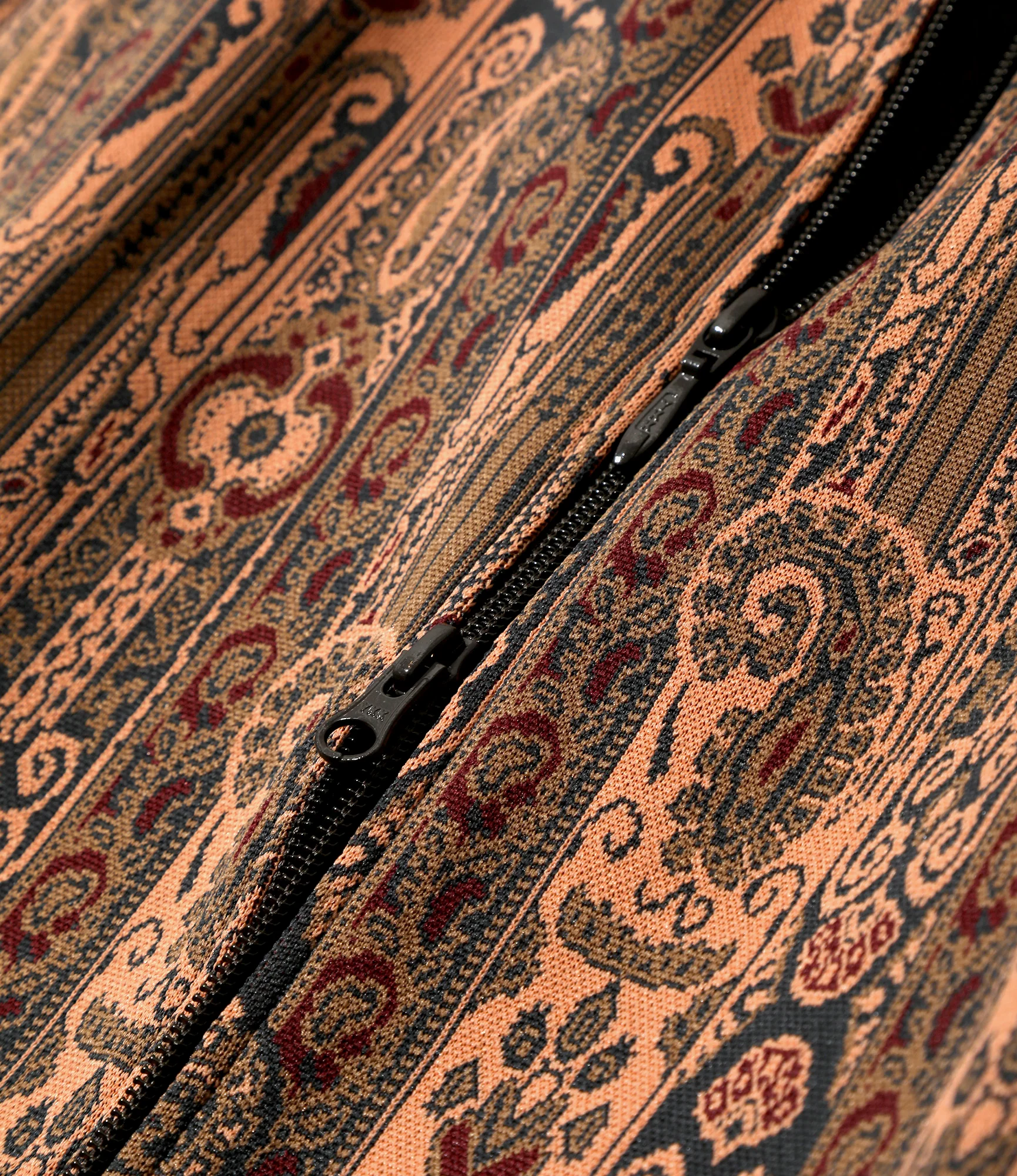Track Jacket - Orange - Poly Jacquard - Image 4