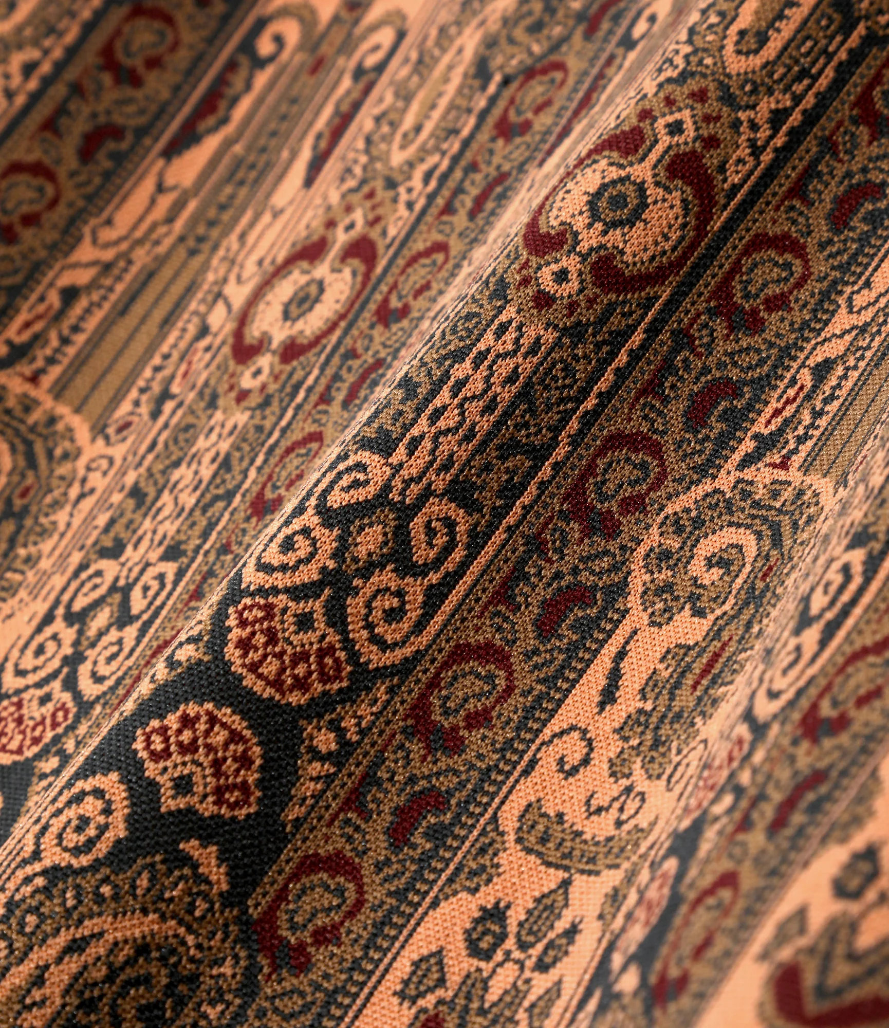 Track Jacket - Orange - Poly Jacquard - Image 6