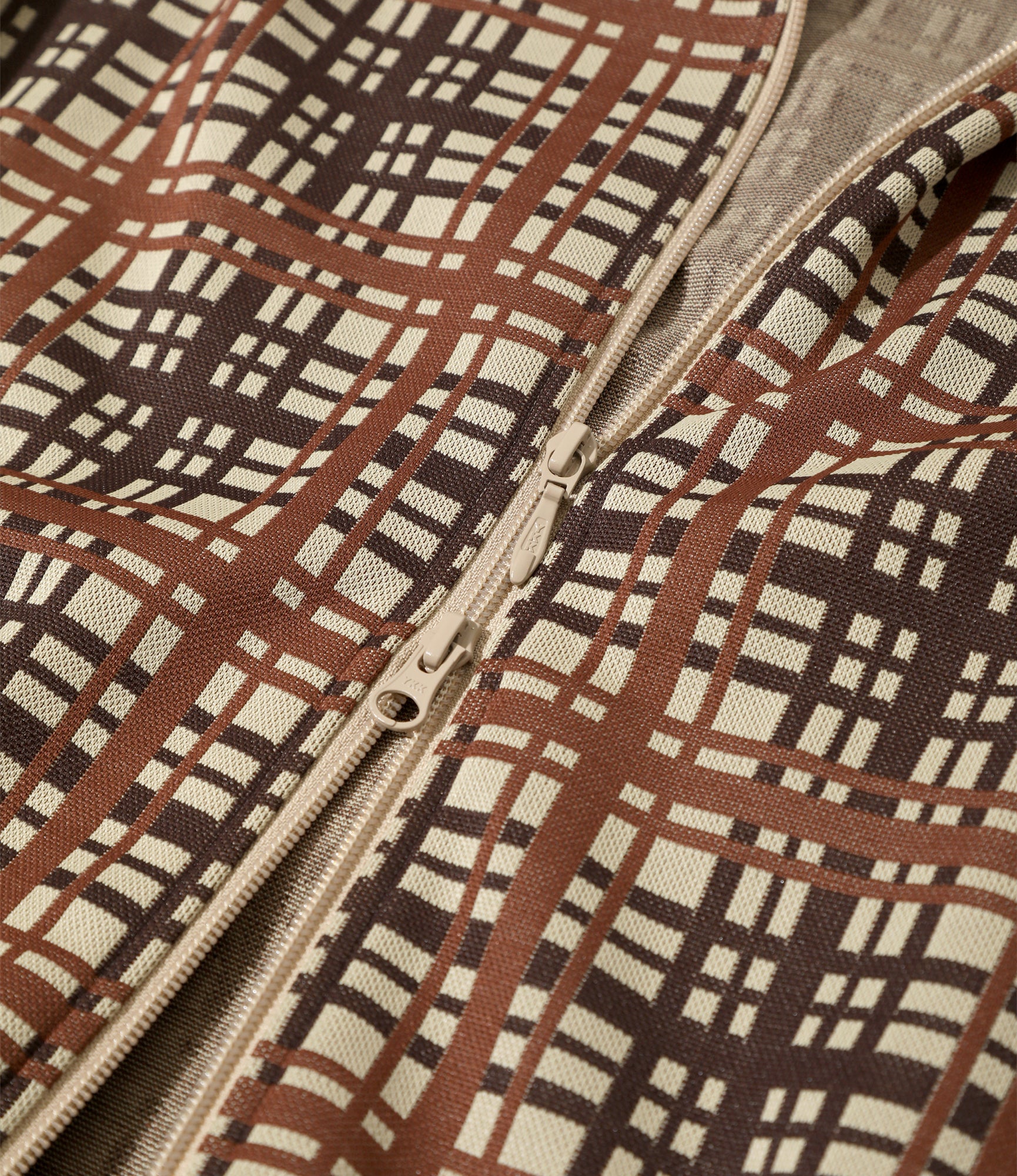 Track Jacket - Plaid - Poly Jacquard - Image 4