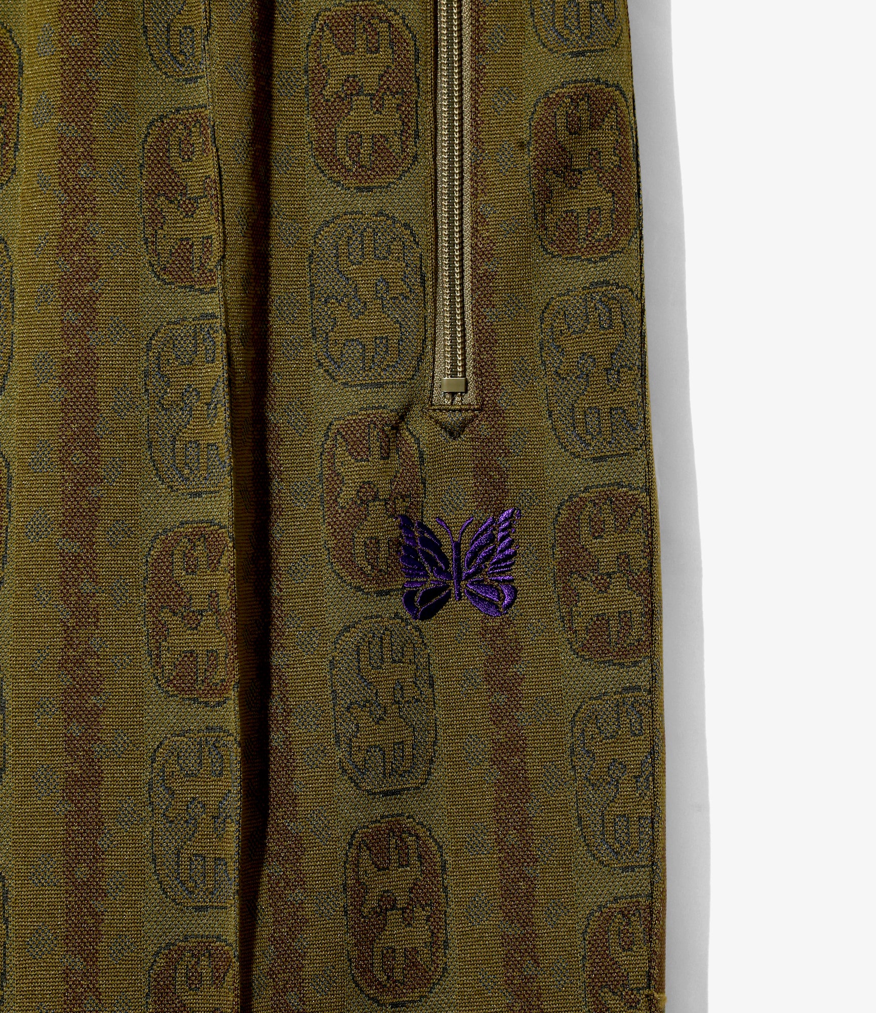 Track Pant - Olive - Poly Jacquard - Image 2