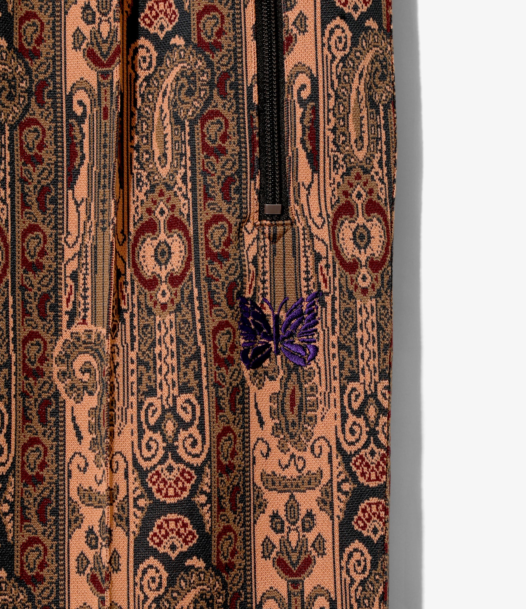 Track Pant - Orange - Poly Jacquard - Image 2