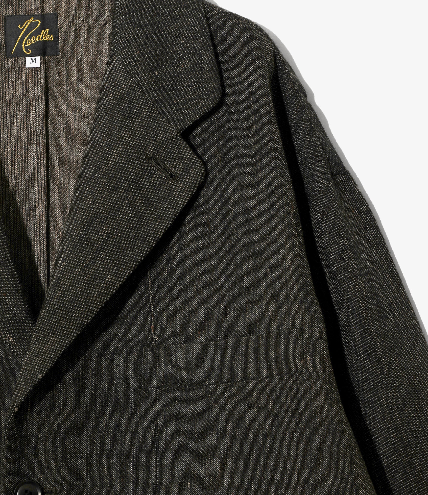 Uncon Jacket - Black - Linen Wool Twill - Image 2