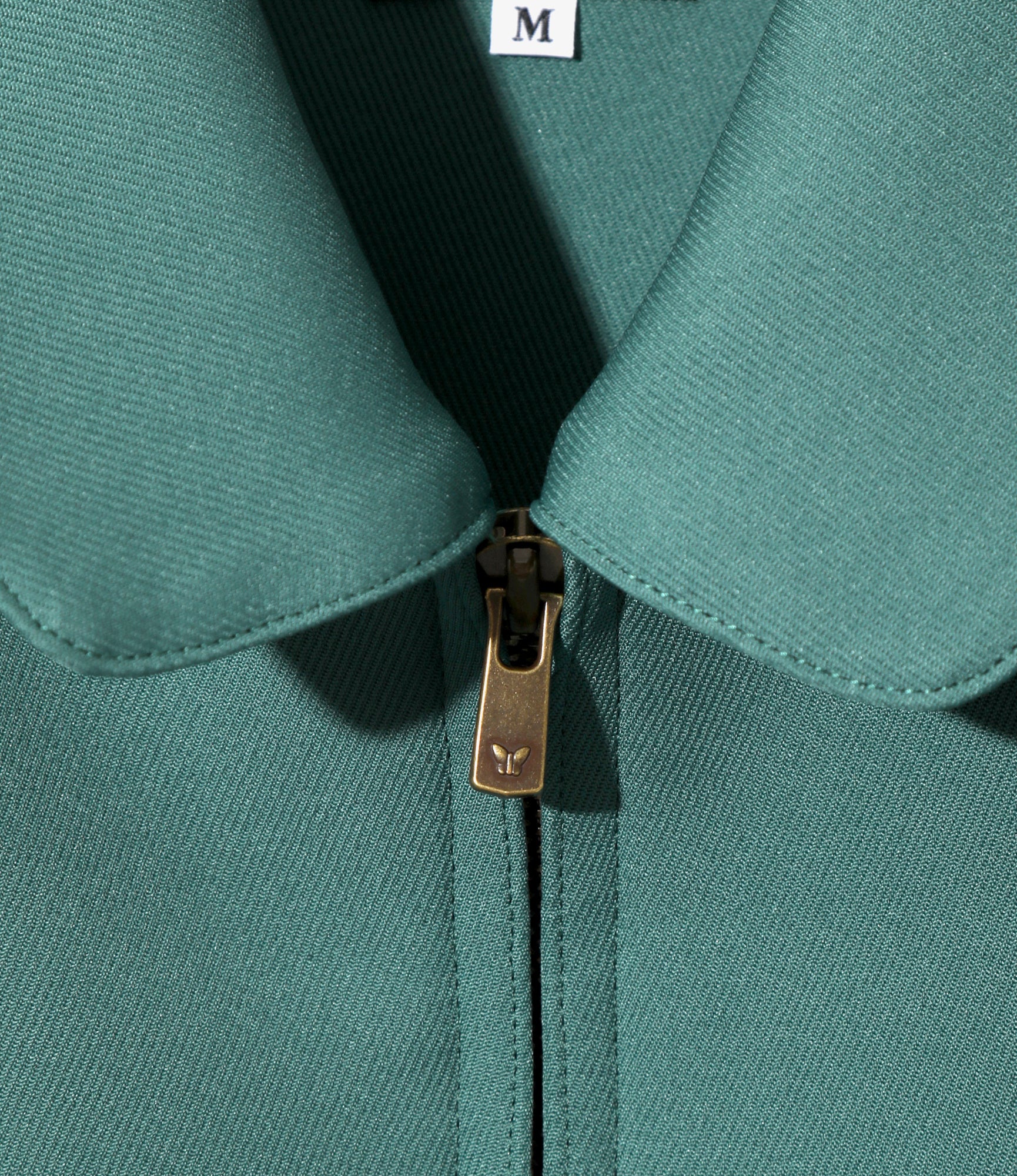 Western Work Jacket - Green - Poly Twill - Image 3