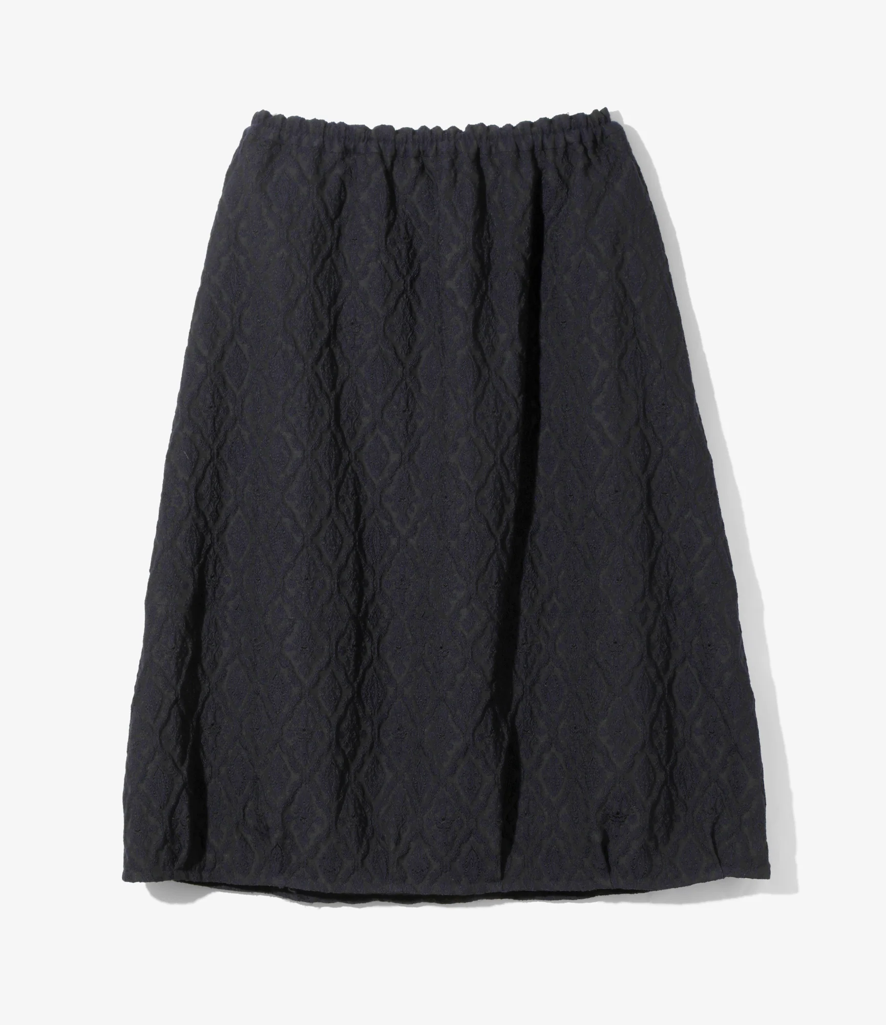 Women's Balloon Skirt - Dk.Navy - Victorian Jacquard - Image 4