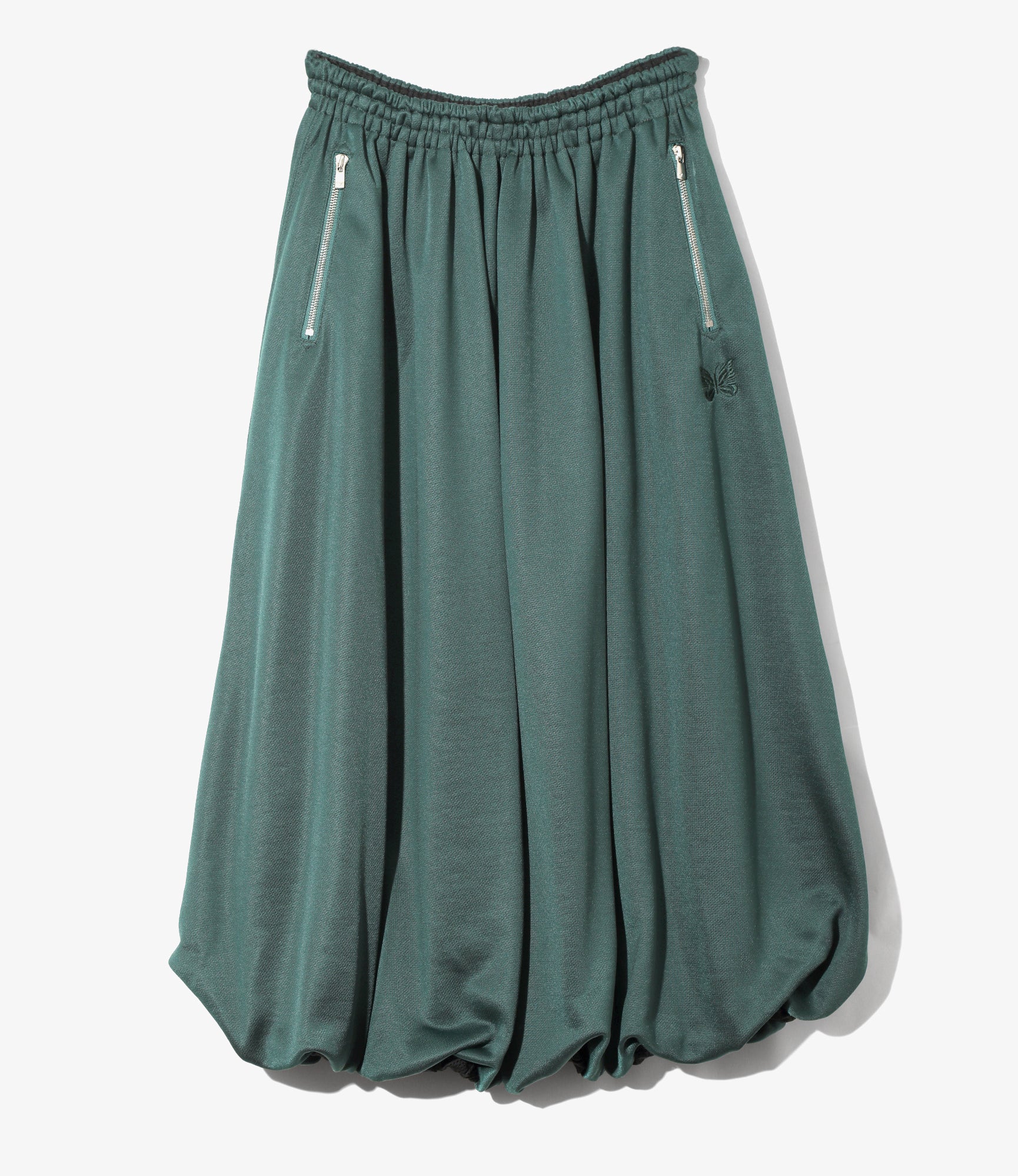 Women's Balloon Track Skirt - Dk.Green - Bright Jersey