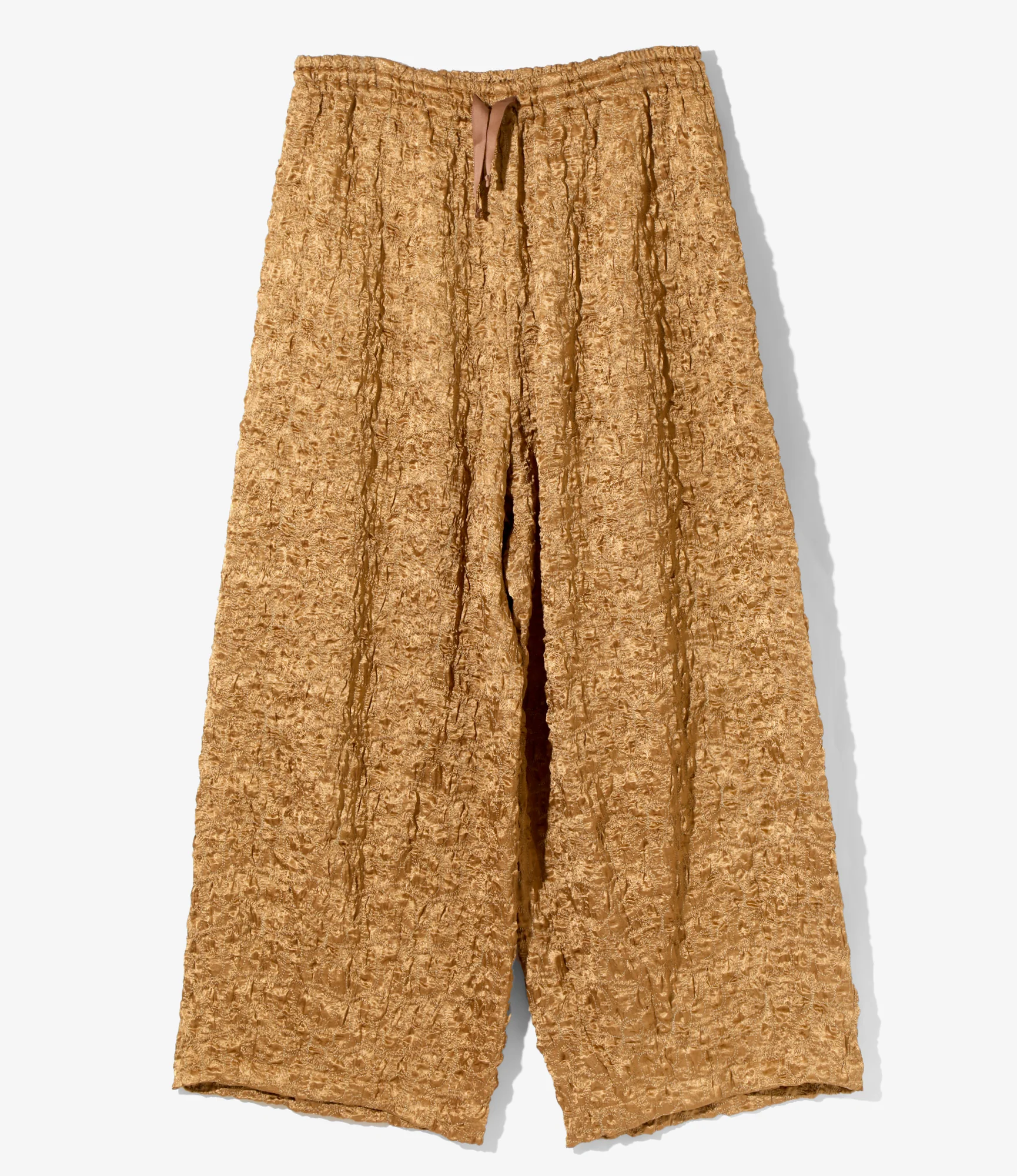 Women's H.D Pant - Brown - Embroidery Satin