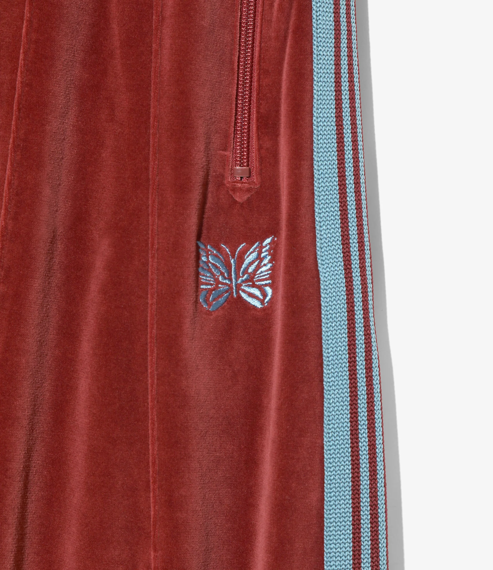 Women's H.D. Track Pant - Burgundy - C/PE Velour - Image 3