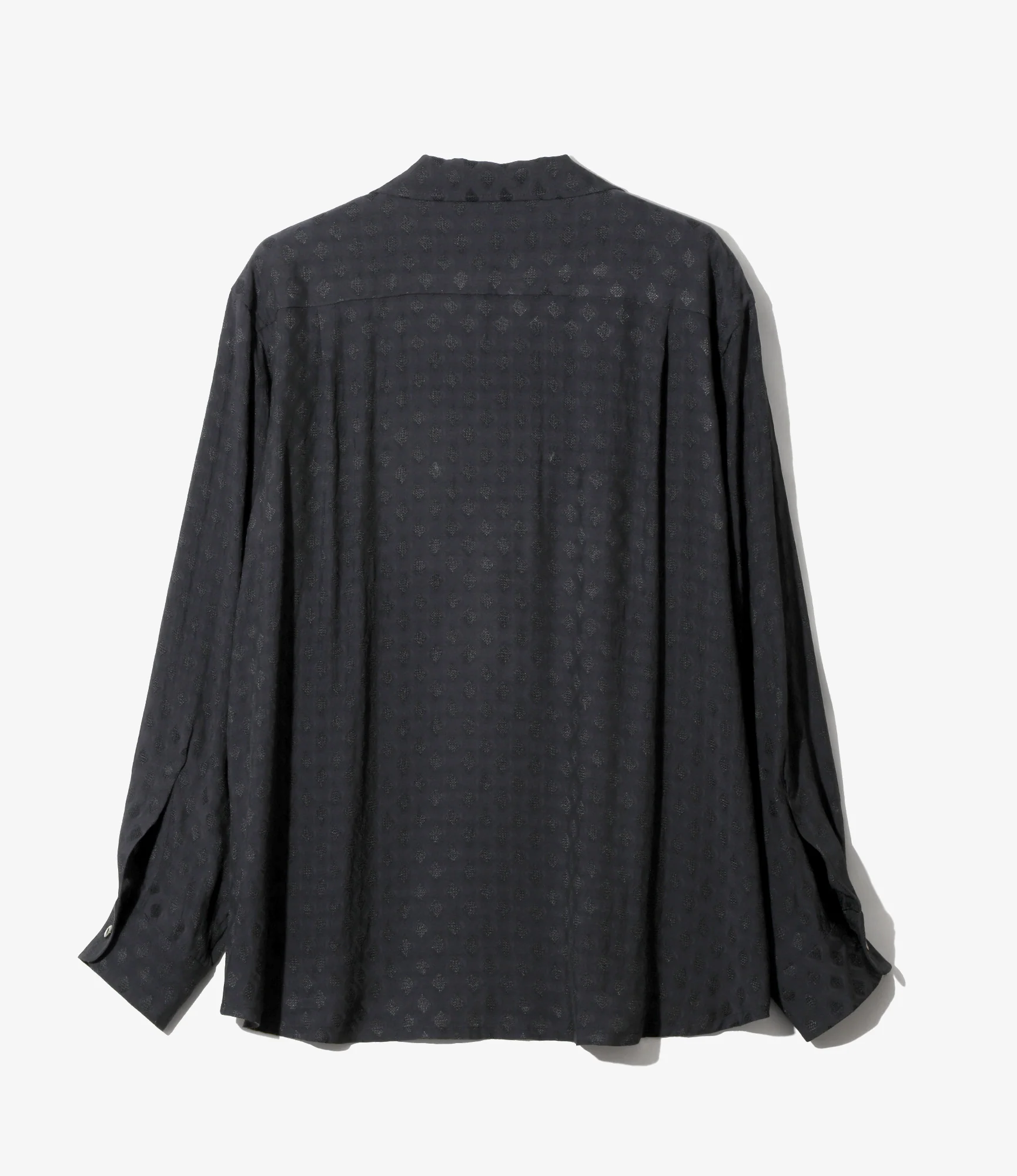 Women's One-up Shirt - Navy - Diamond Mesh Jacquard - Image 3