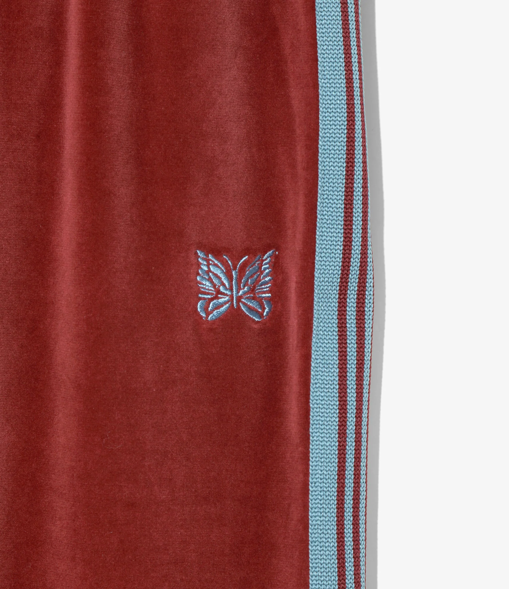 Women's Pencil Skirt - Burgundy - C/PE Velour - Image 3