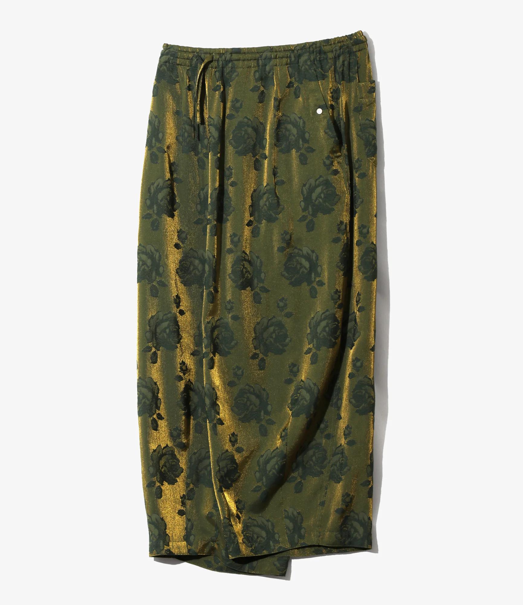 Women's String Cowboy H.D. Pant - Green - Rose Jacquard - Image 3