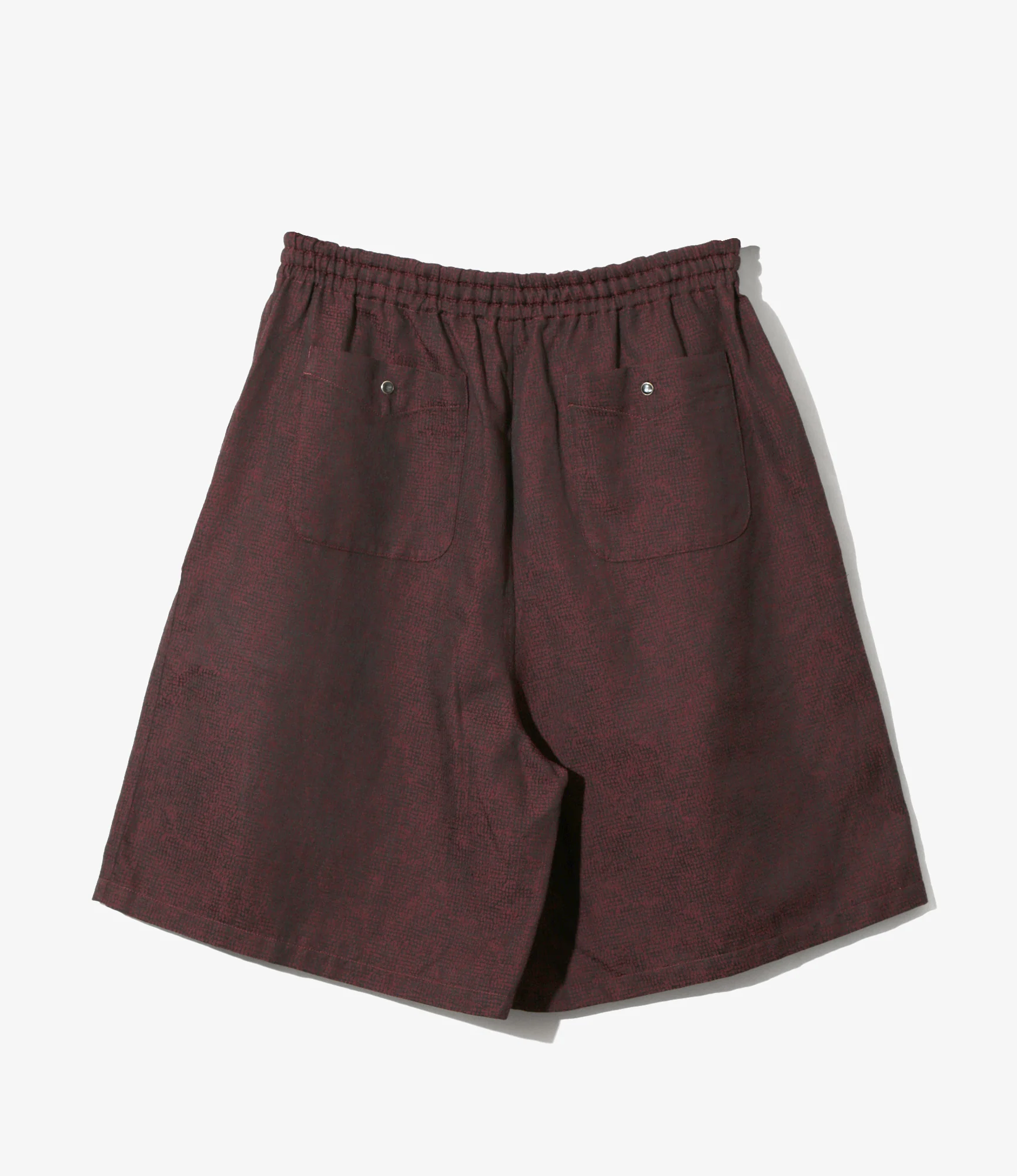 Women's String Cowboy H.D. Short - Burgundy - Micro Shadow Plaid - Image 3