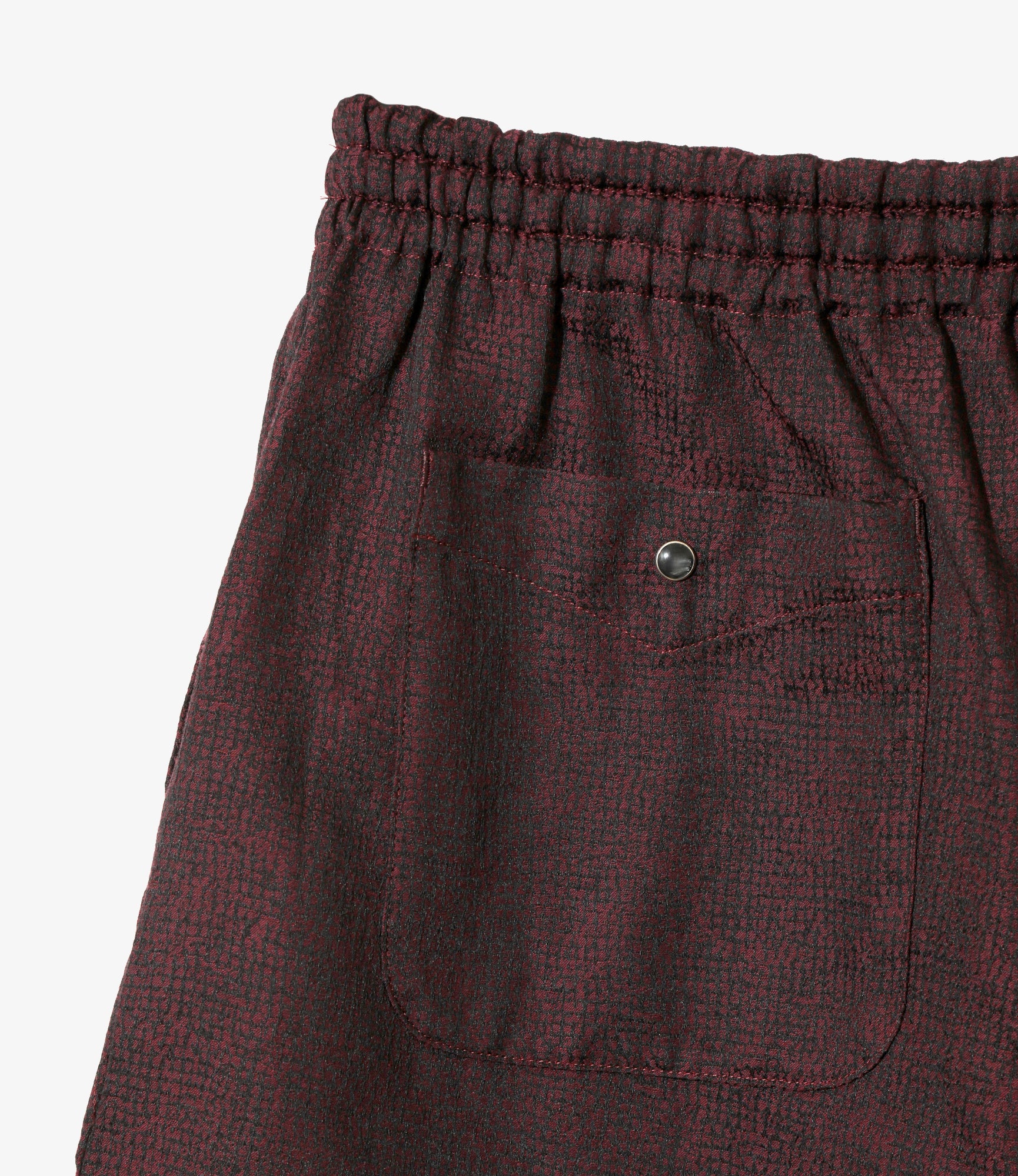 Women's String Cowboy H.D. Short - Burgundy - Micro Shadow Plaid - Image 4