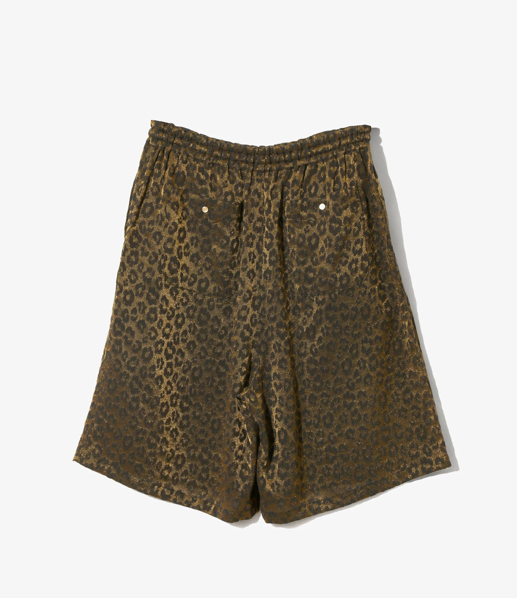 Women's String Cowboy H.D. Short - Gold - Rayon Leopard Jacquard - Image 3