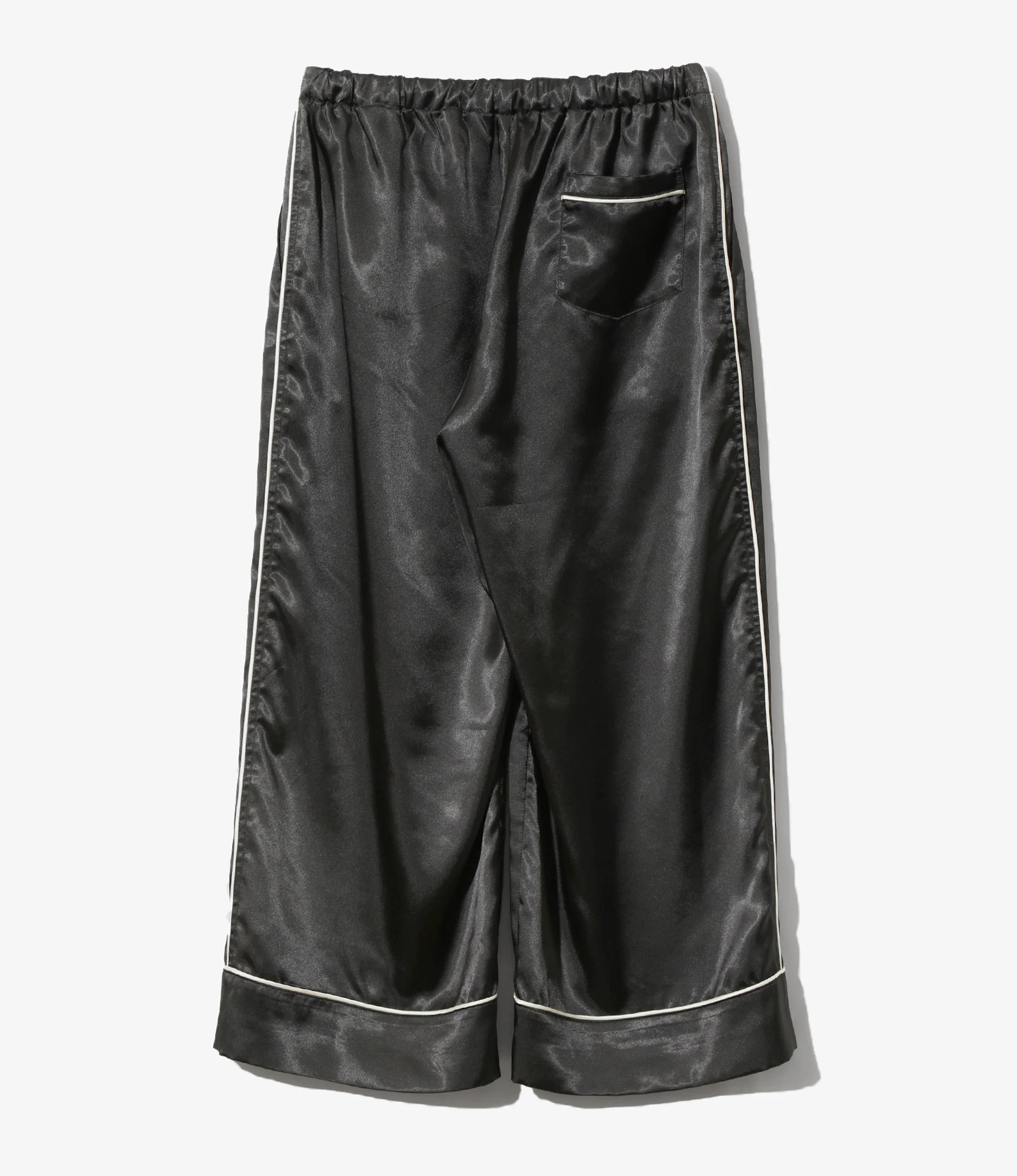 Women's String Easy Pant - Black - Poly Sateen - Image 3