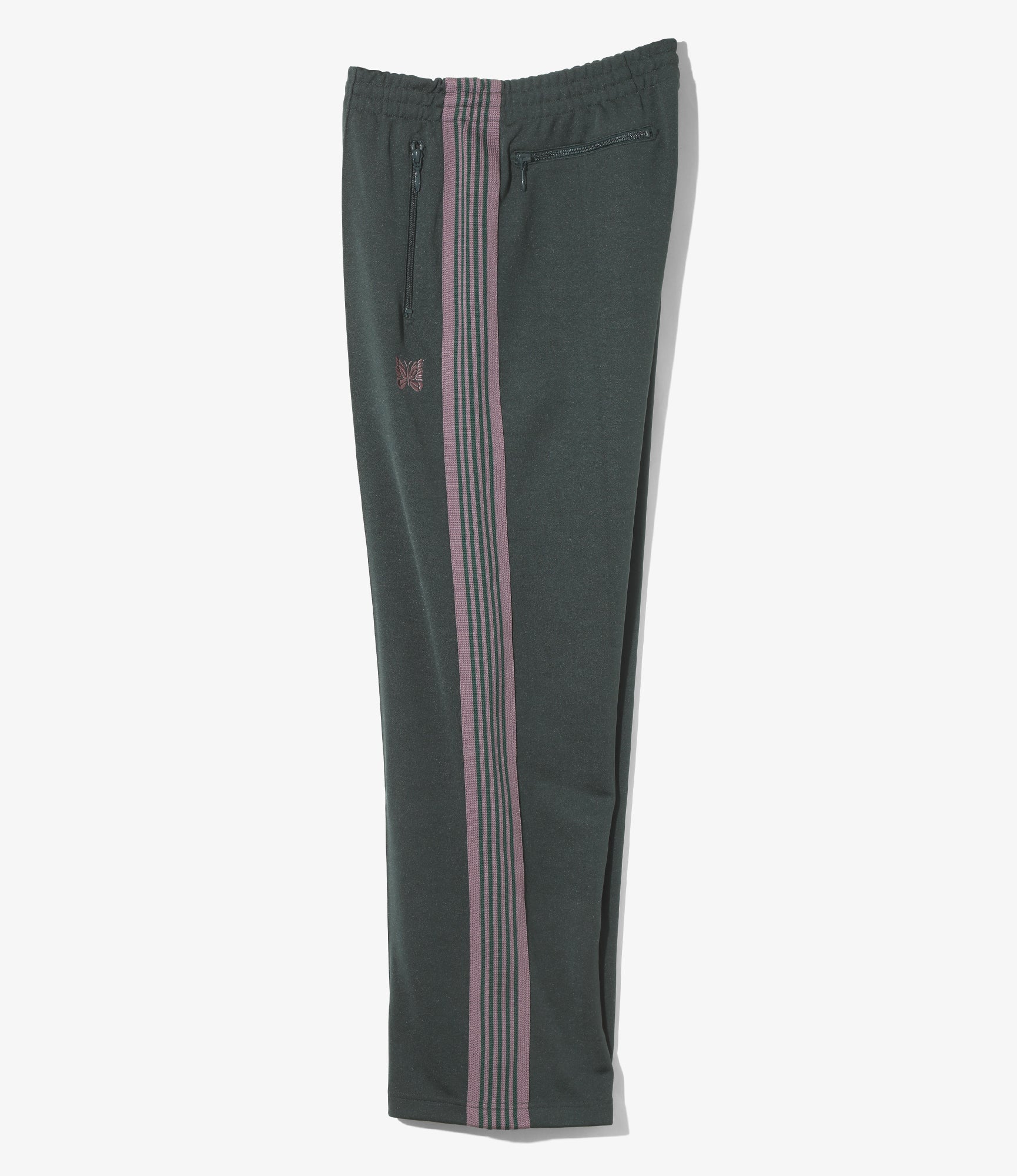 Women's Track Pant - Green - Poly Smooth - Image 4