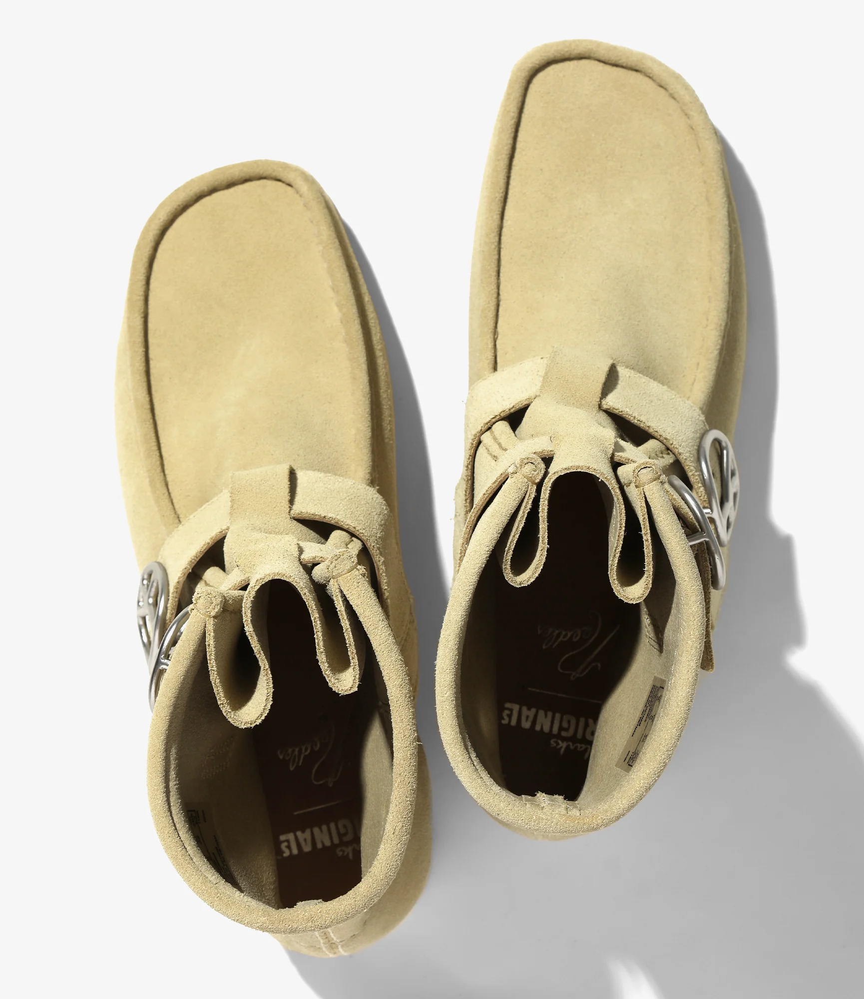 Needles x Clarks - Wallabee Strap Hi - Maple - Image 3