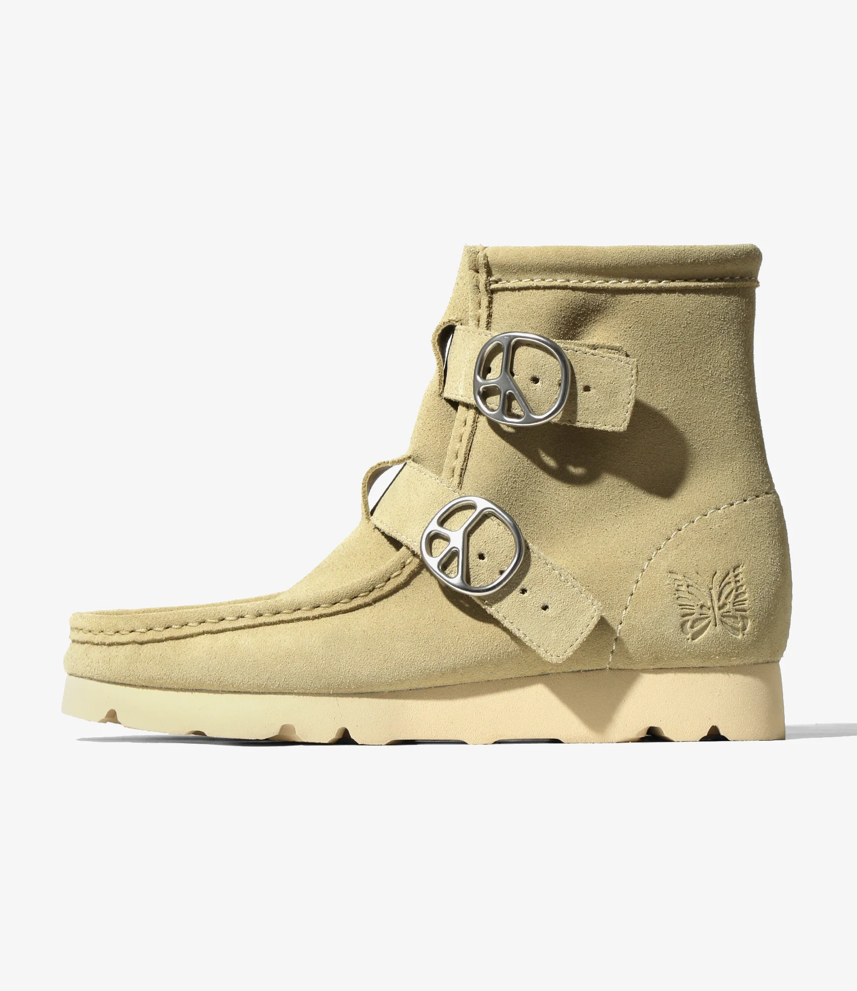 Needles x Clarks - Wallabee Strap Hi - Maple - Image 4