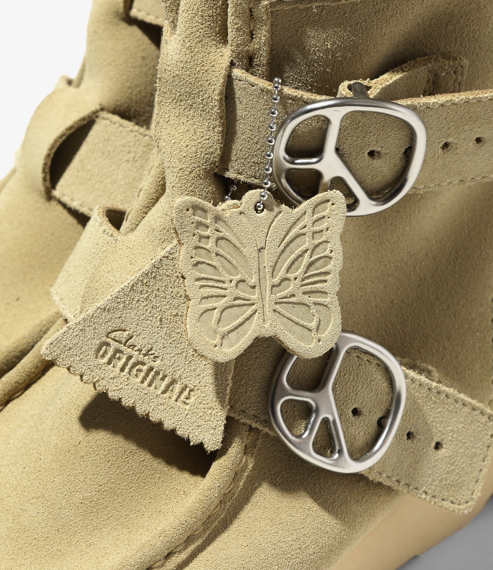 Needles x Clarks - Wallabee Strap Hi - Maple - Image 9