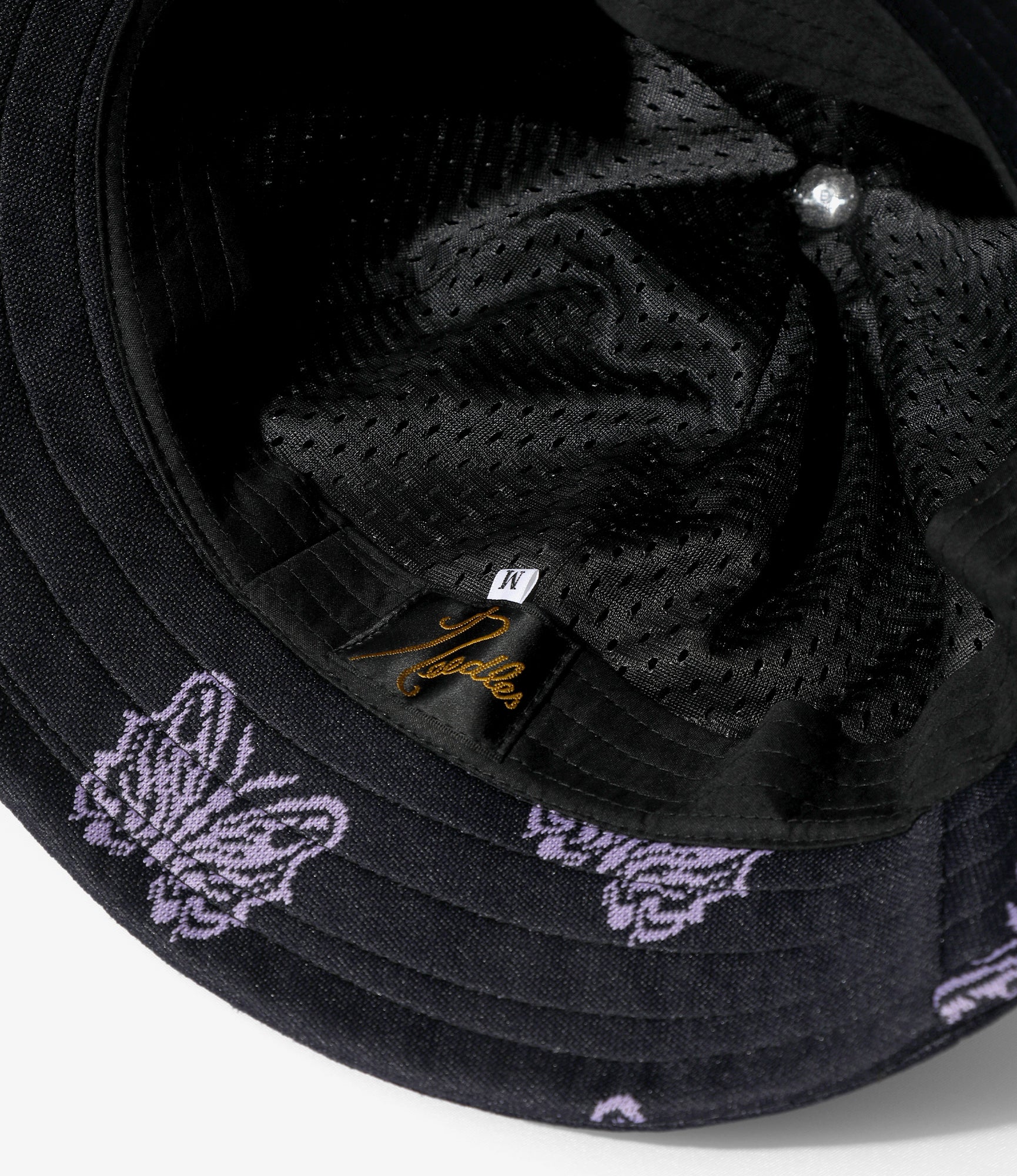 Needles x Kae Tanaka Bermuda Hat - Black - Poly Jacquard - Image 5