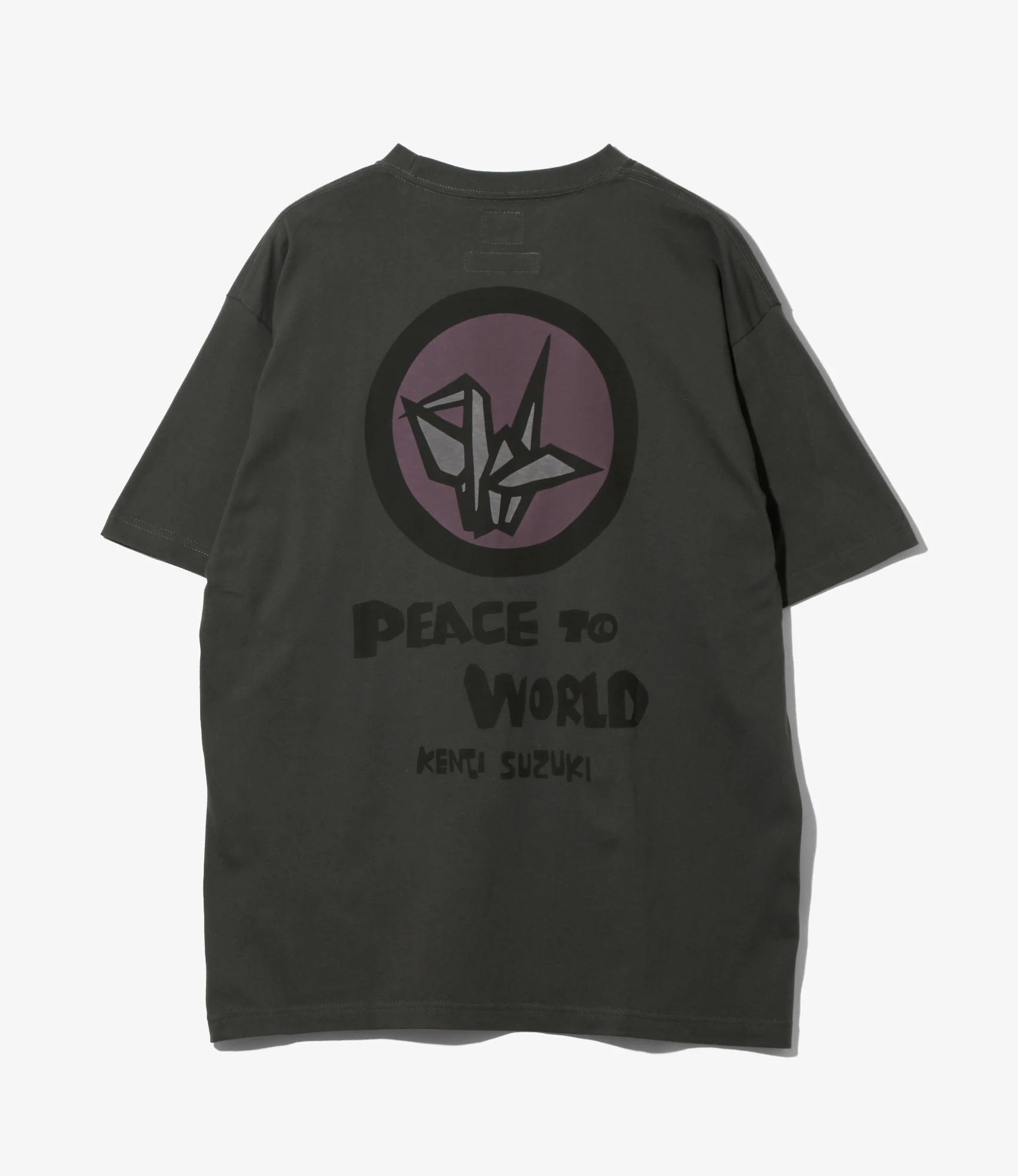 Needles x Sasquatchfabrix - Slowgun Tee - Sumi - Peace to World - Image 5