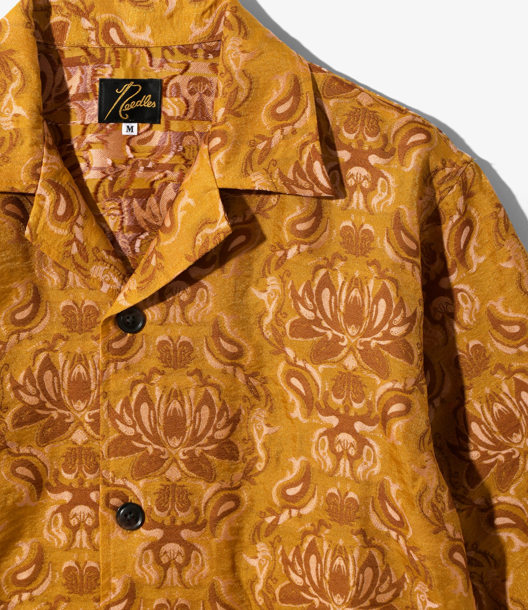 Needles x Kae Tanaka Cabana Shirt - Mustard - KT Jacquard - Image 2