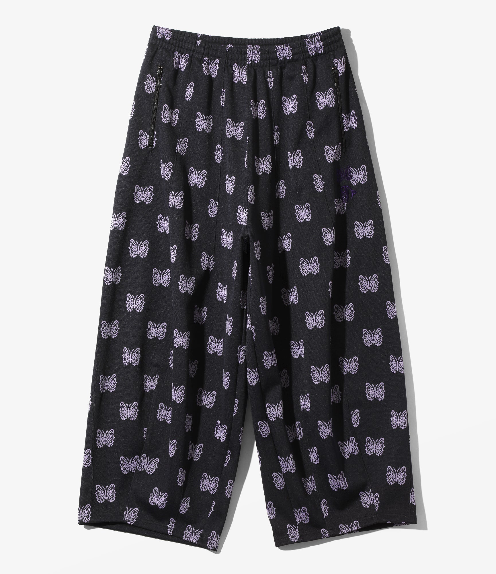 Needles x Kae Tanaka H.D. Track Pant - Black - Poly Jacquard