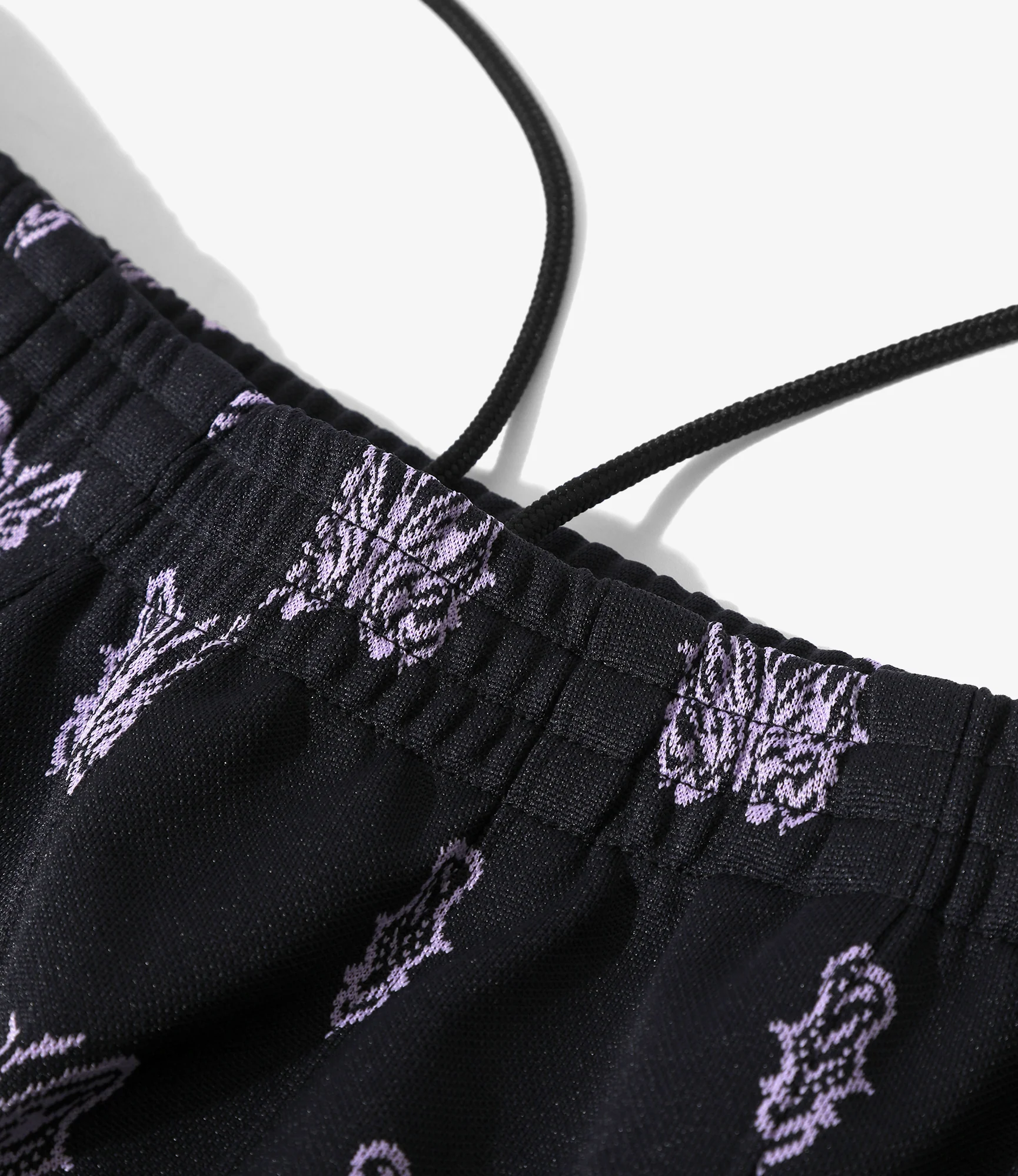 Needles x Kae Tanaka H.D. Track Pant - Black - Poly Jacquard - Image 3