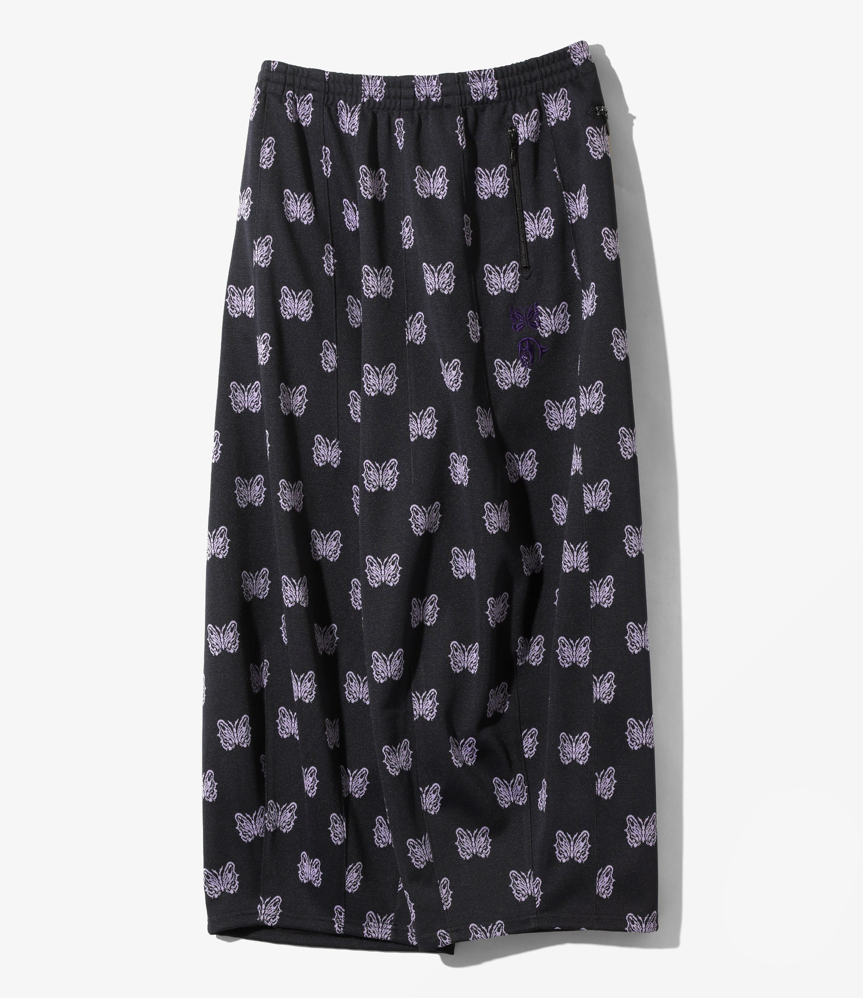 Needles x Kae Tanaka H.D. Track Pant - Black - Poly Jacquard - Image 4