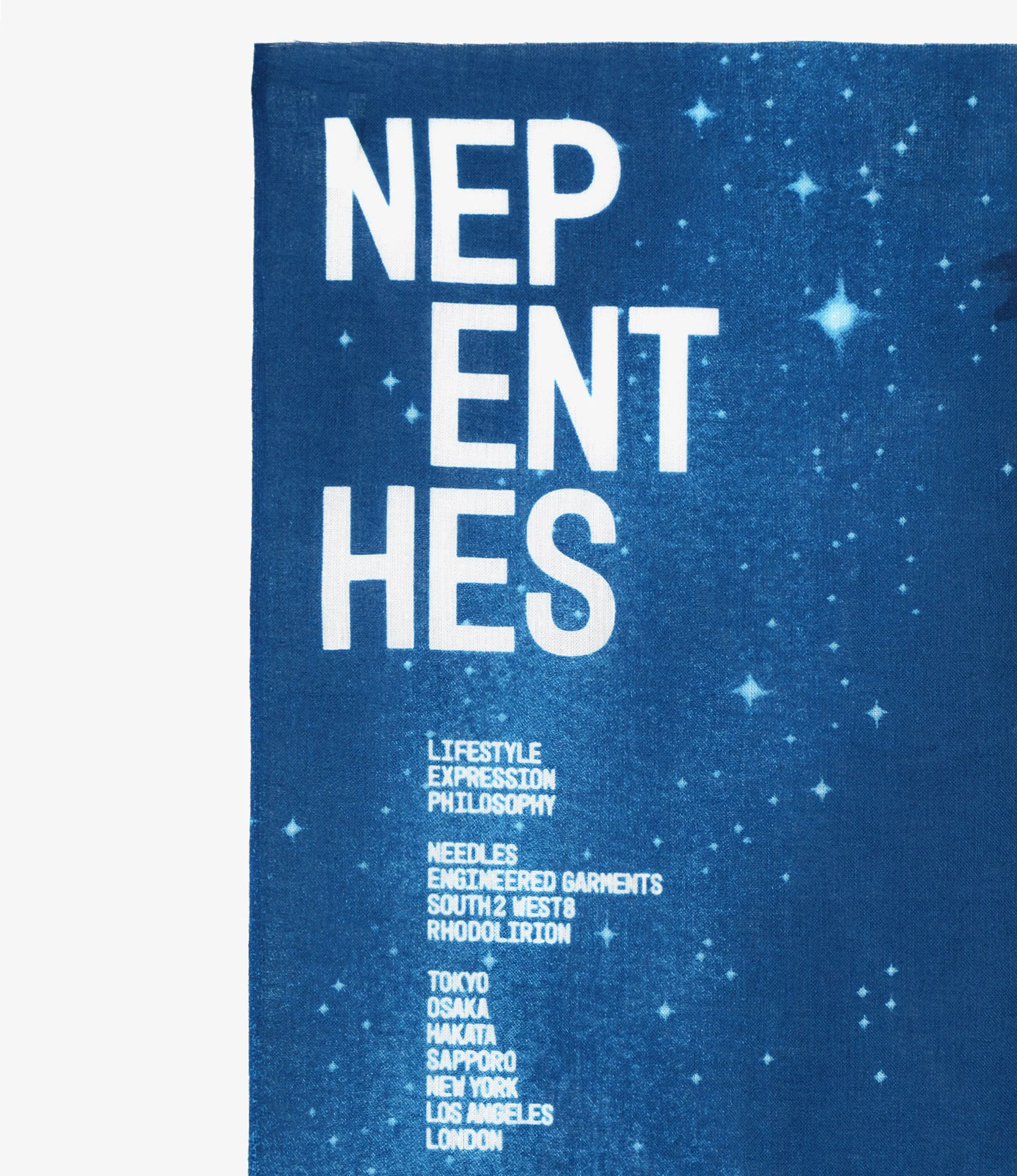 Nepenthes x Kazuhiro Ota - Tenugui Bandana - Starry Sky - Image 3