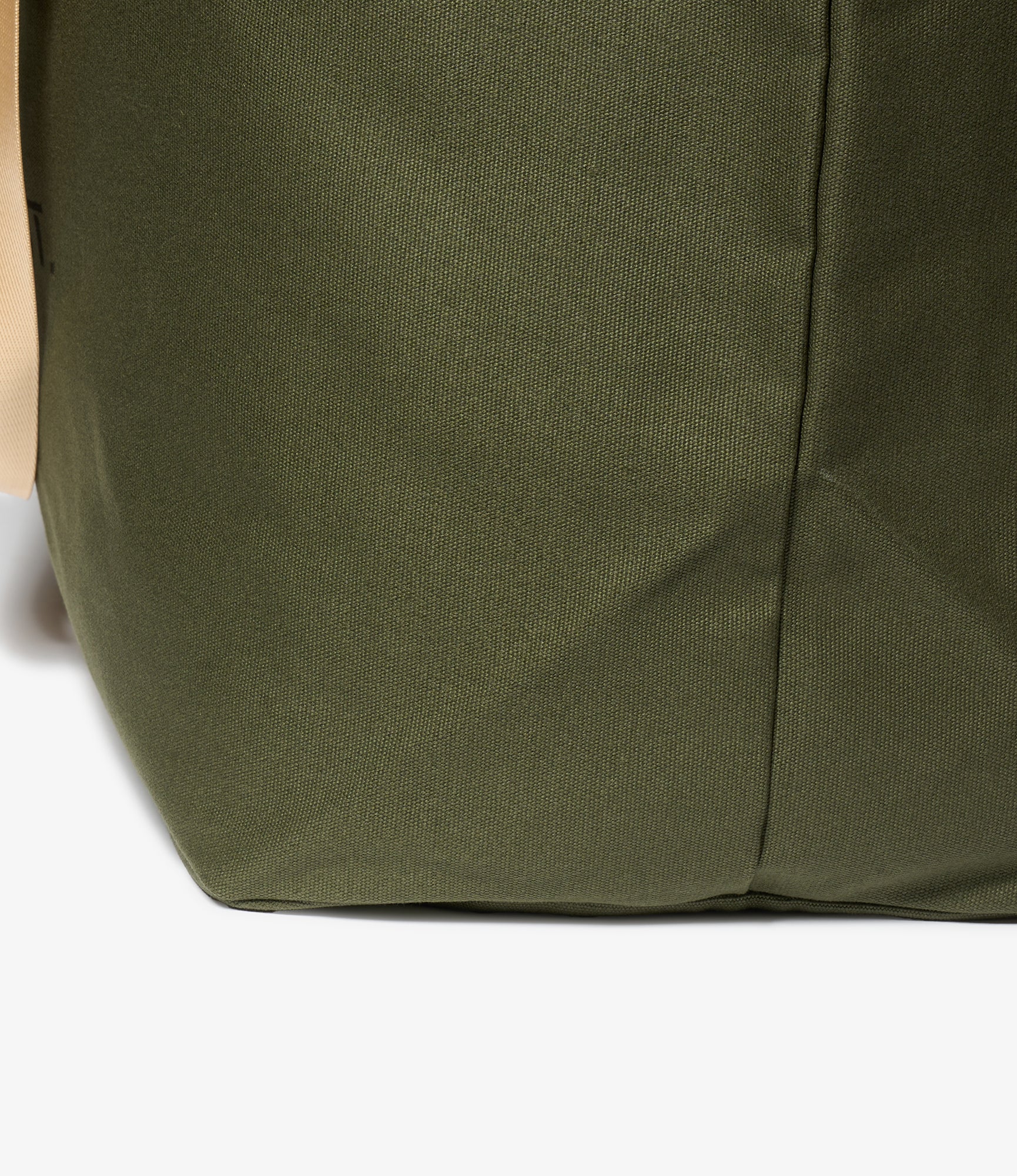 NNY Canvas Tote Bag - Large - Olive - Recycled Canvas - Image 3