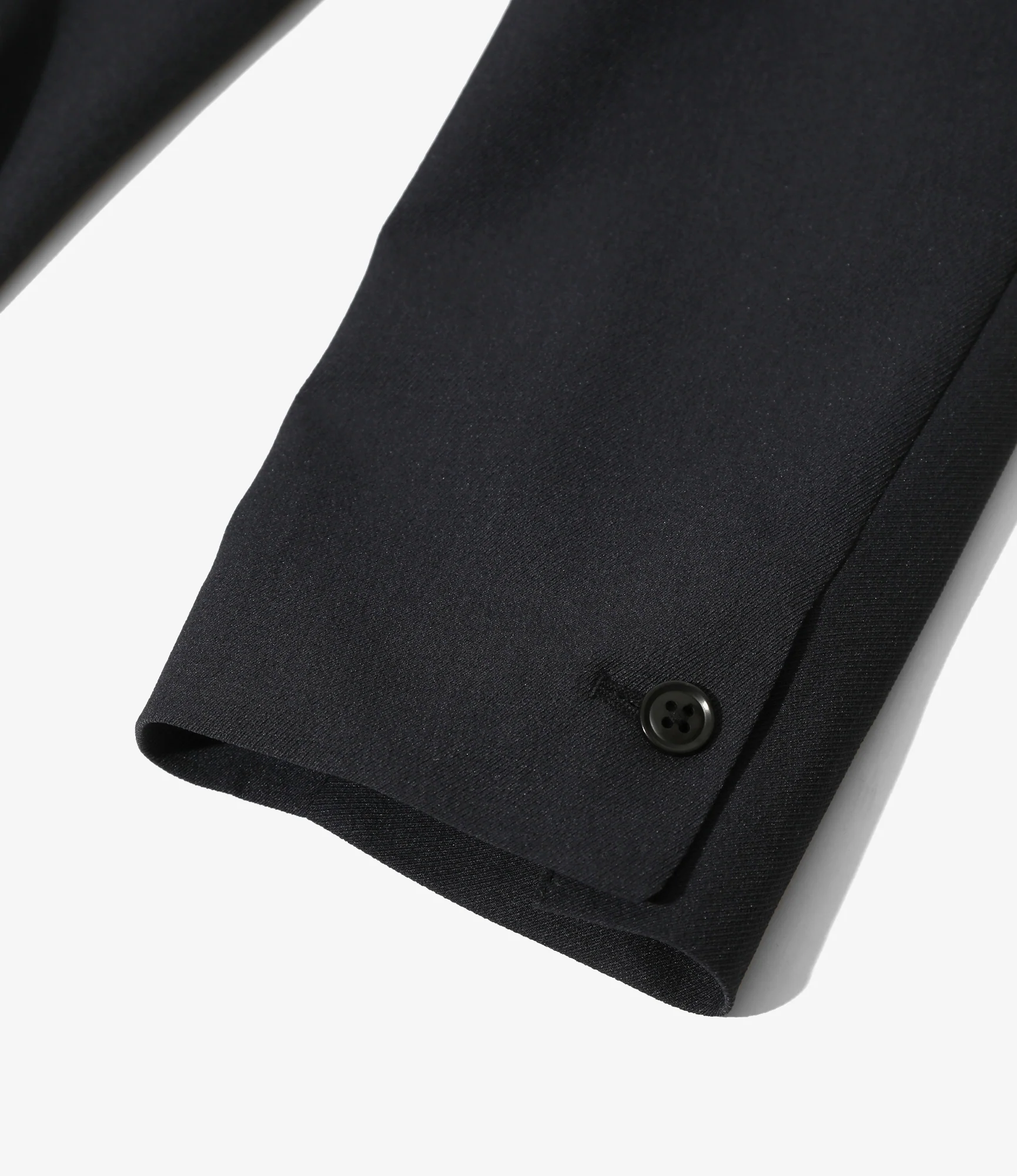 No Collar 2B Jacket - Navy - Poly Twill - Image 4