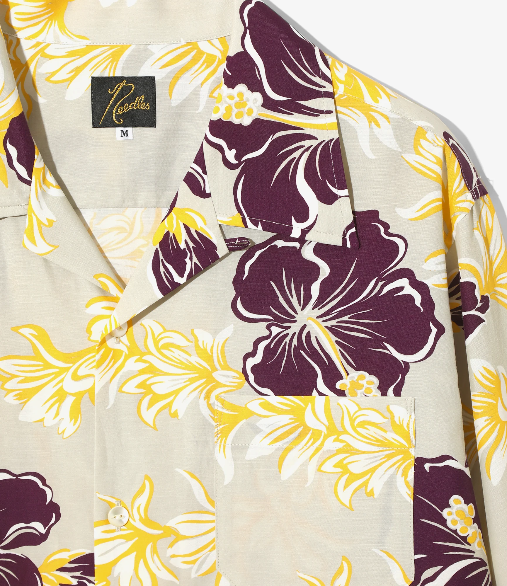 One Up Shirt - Ivory - C/R Printed Flower & Papillon - Image 2