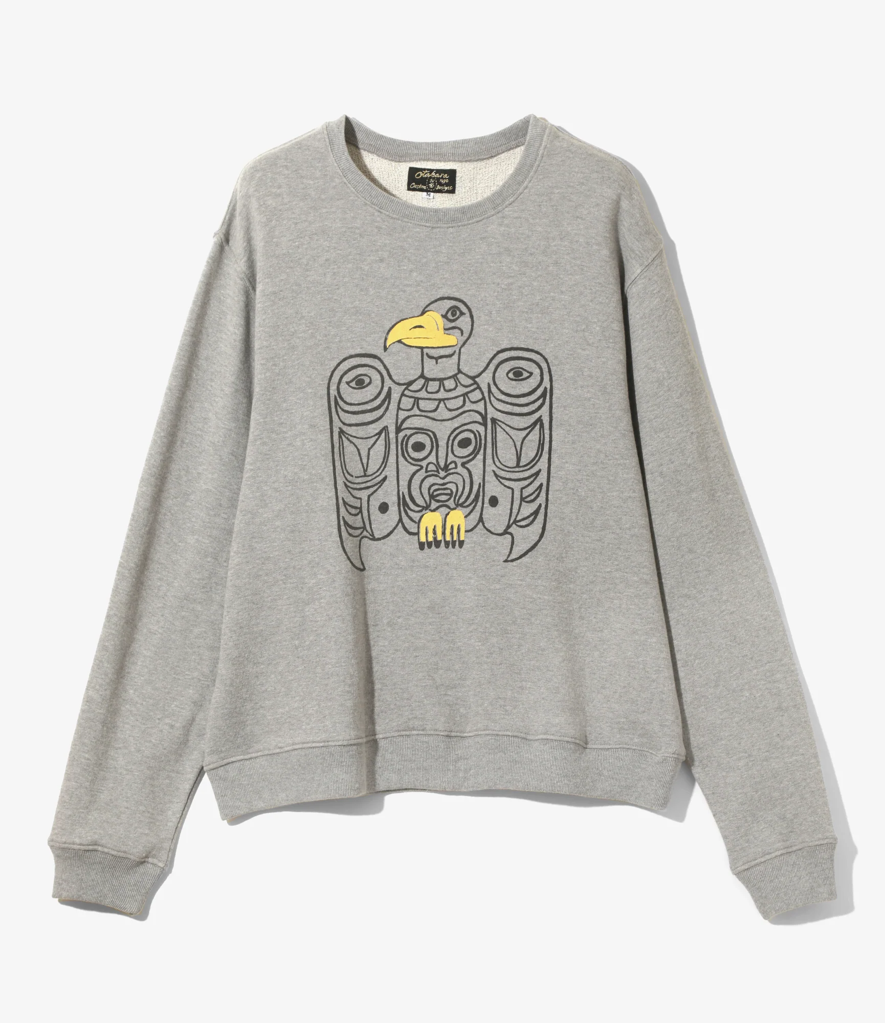 Printed Sweat Shirt - H. Grey - Edge