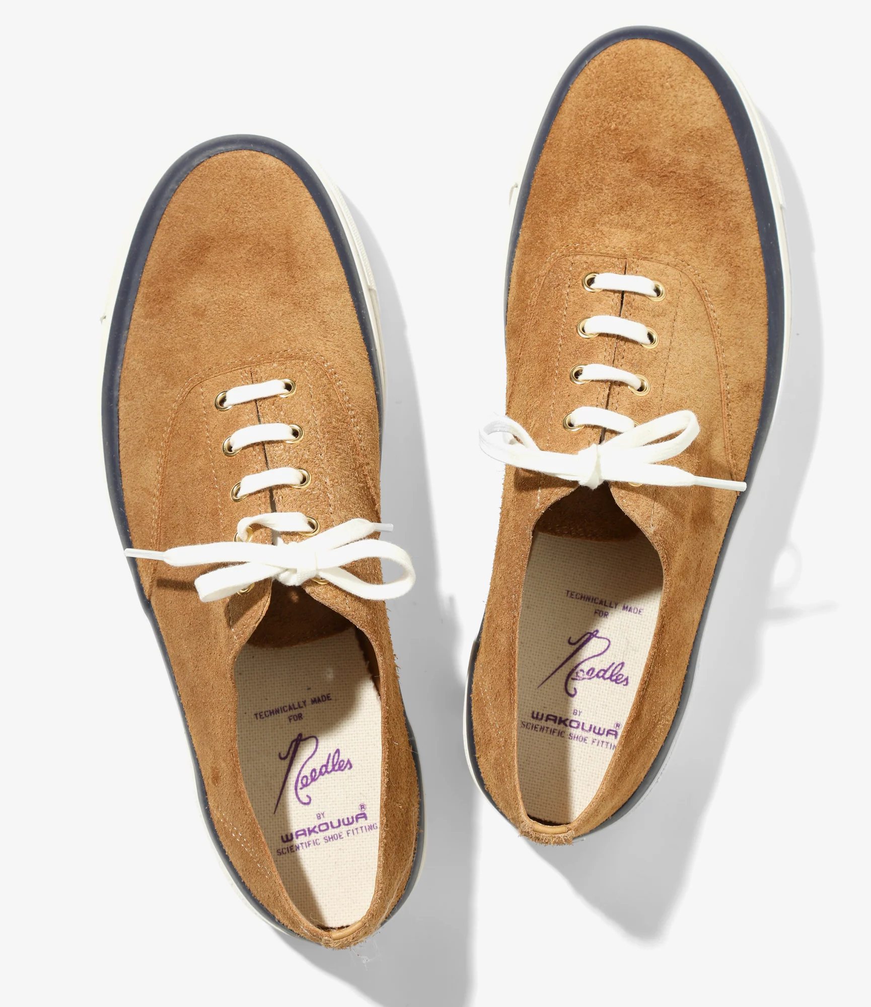 Needles x Wakouwa - Oxford Suede - Brown - Image 3
