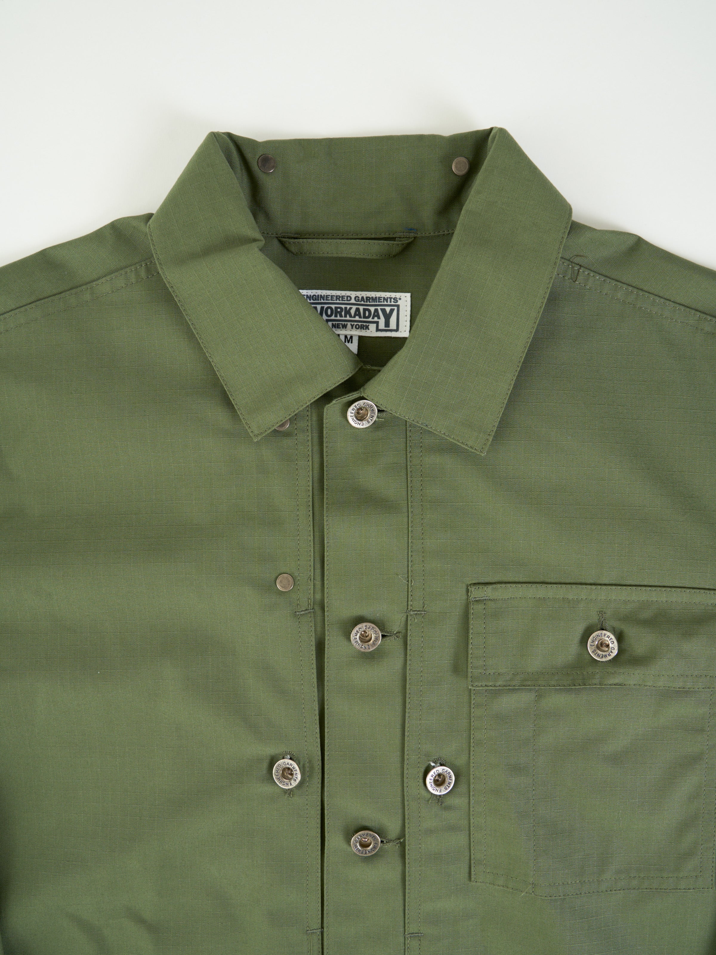P44 Jacket - Olive Cotton Ripstop - Image 3