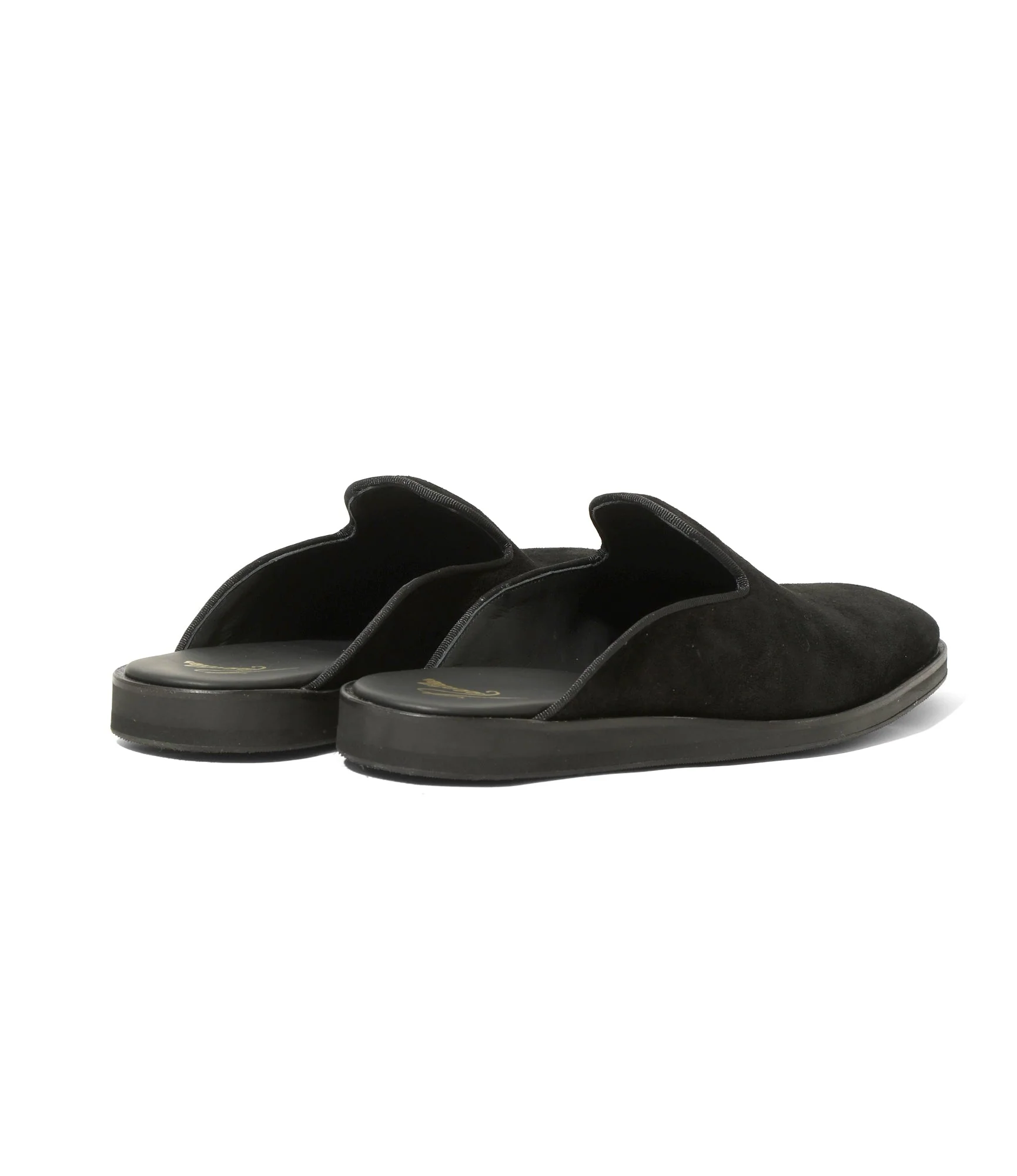 Papillon Emb. Slip-in - Black - Suede - Image 6