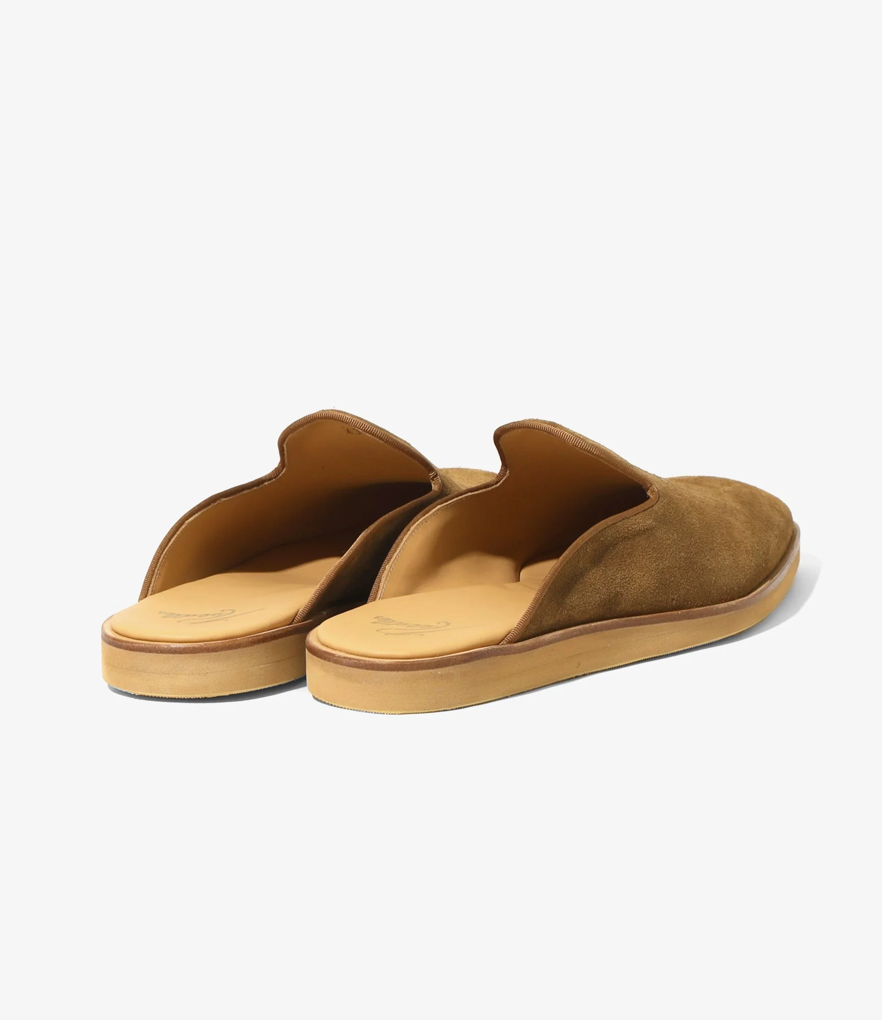 Papillon Emb. Slip-in - Brown - Suede - Image 6