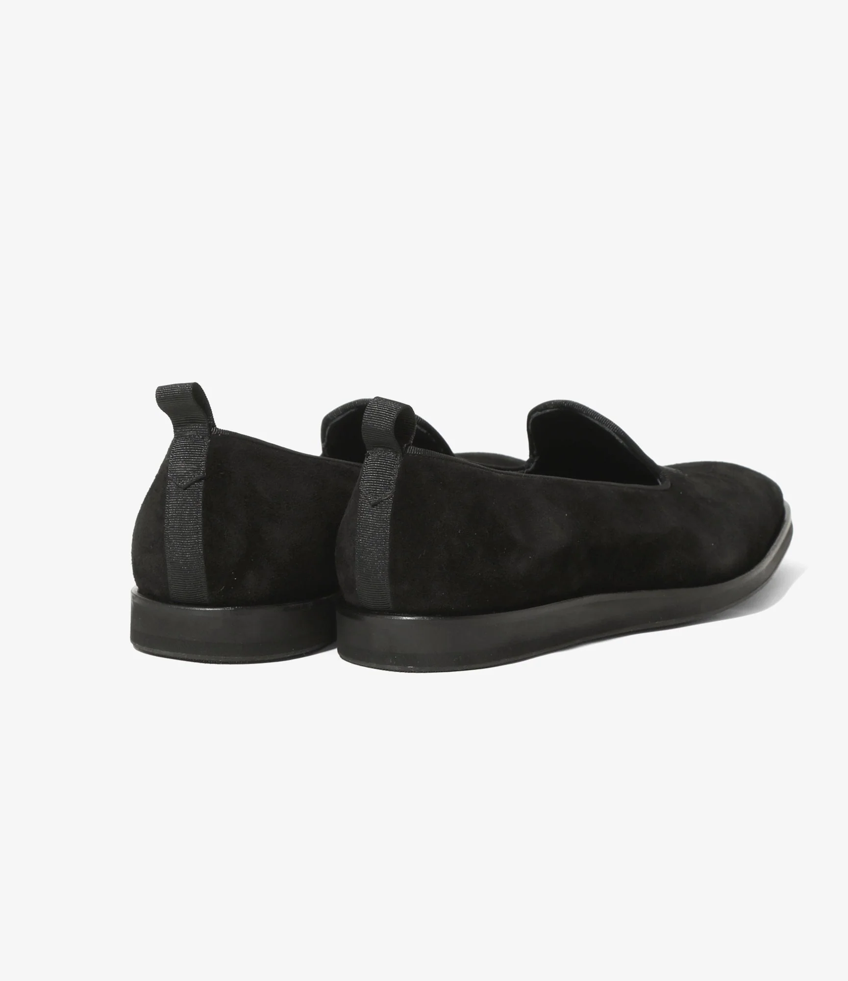 Papillon Emb. Slip-on - Black - Suede - Image 6