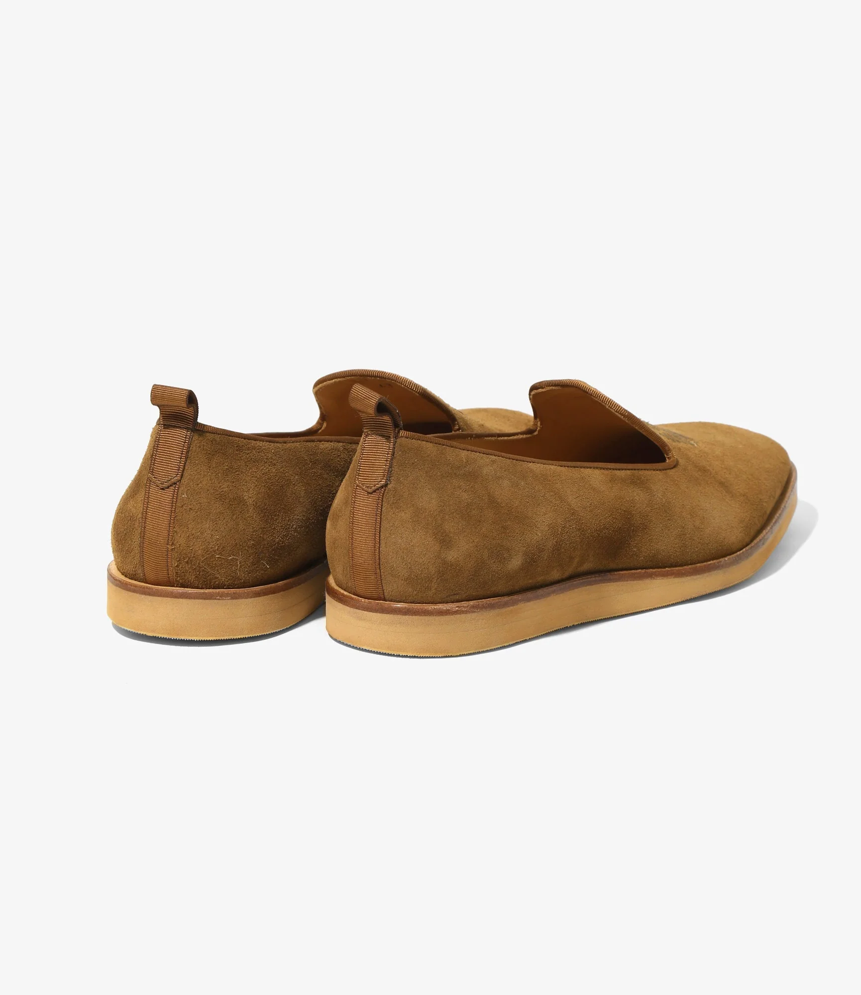 Papillon Emb. Slip-on - Brown - Suede - Image 6