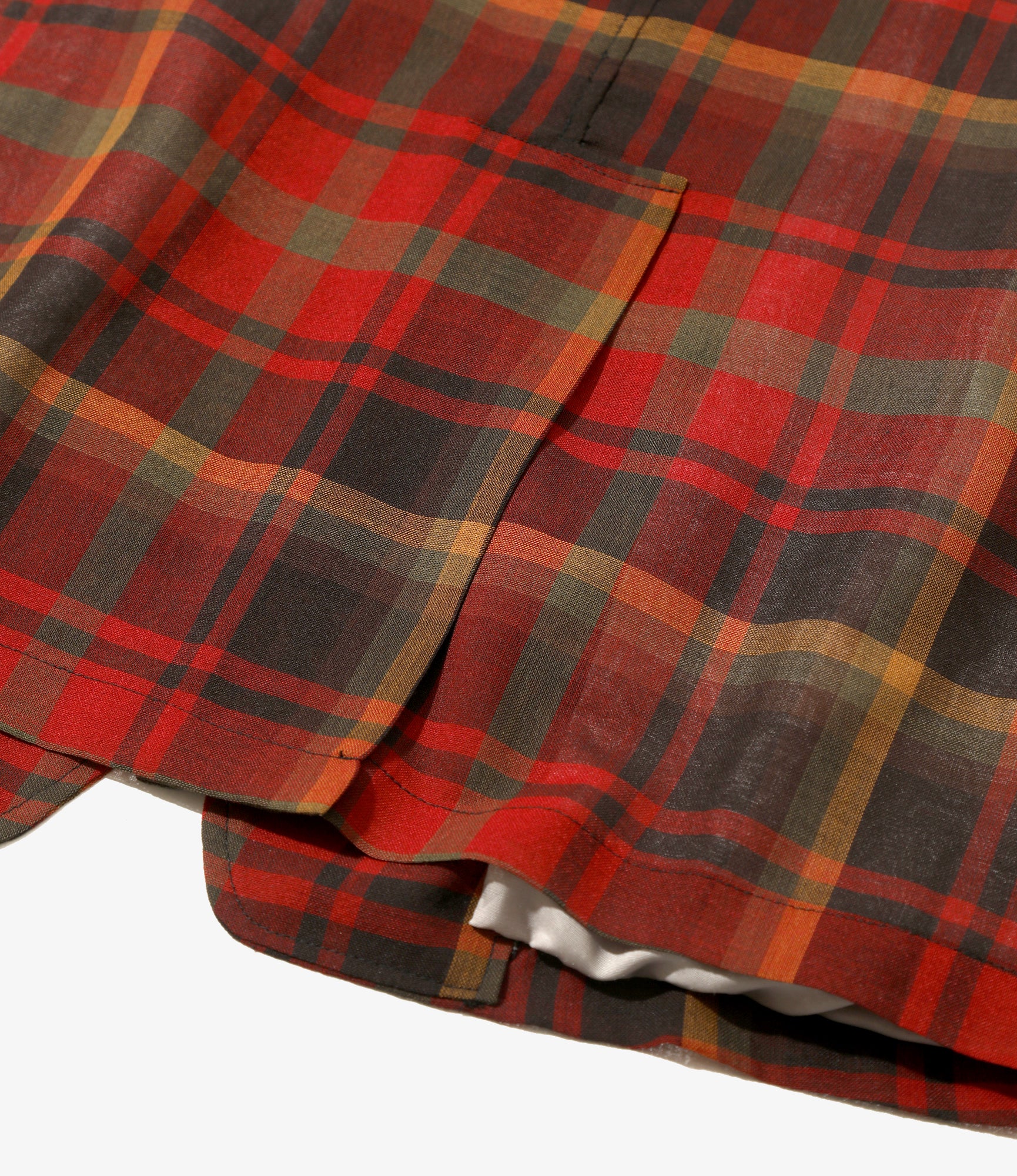 Pin Lapel 2B Jacket - Red - W/N Boil Plaid - Image 5