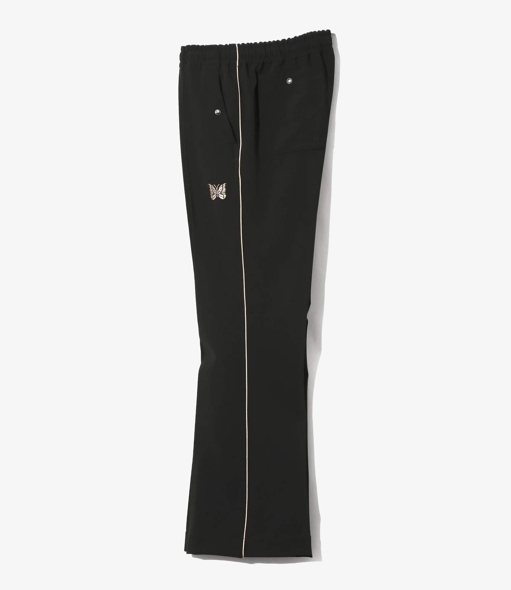 Piping Cowboy Pant - Black - Poly Double Cloth - Image 4